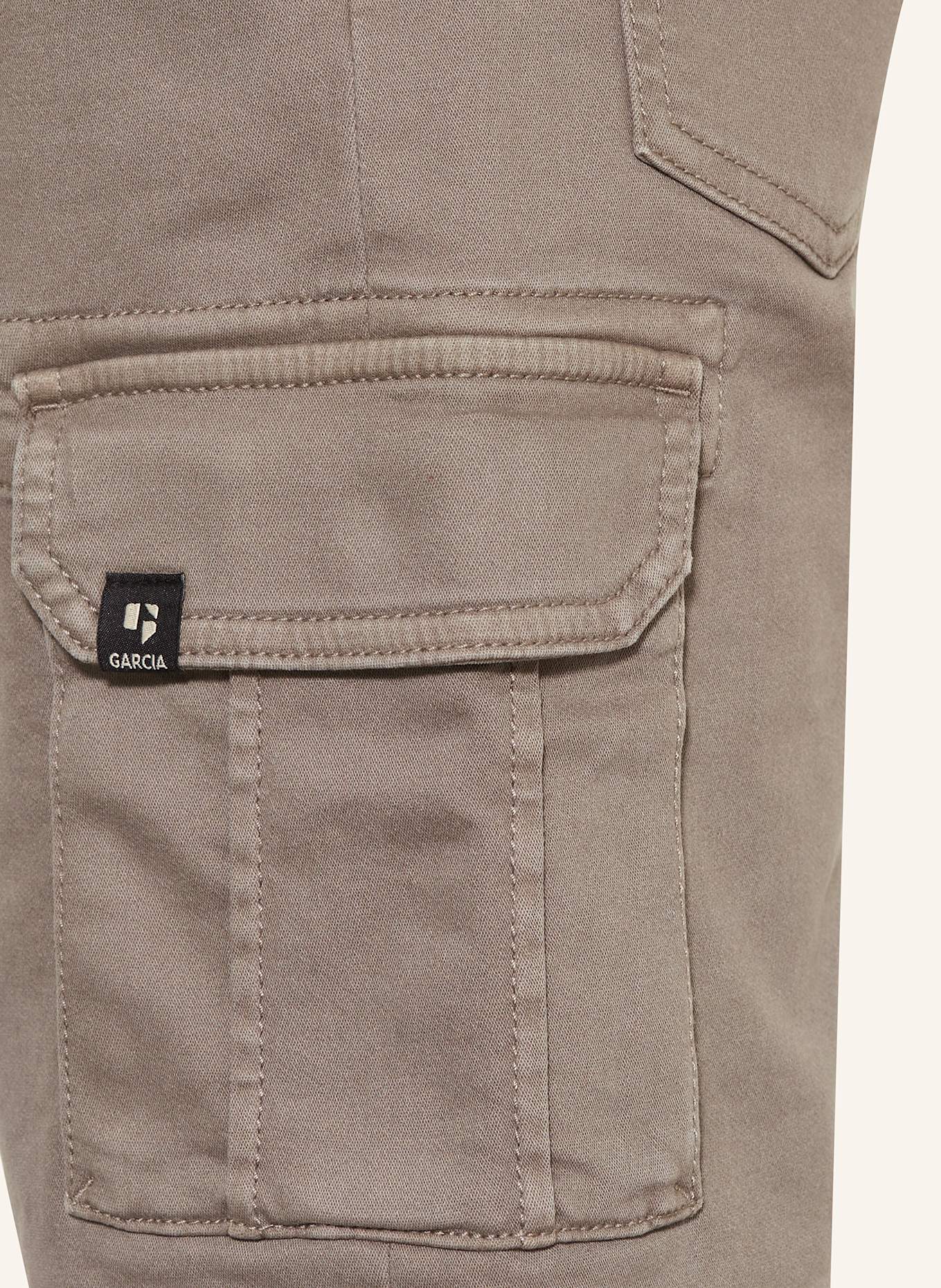 GARCIA Cargoshorts Regular Fit: TAUPE