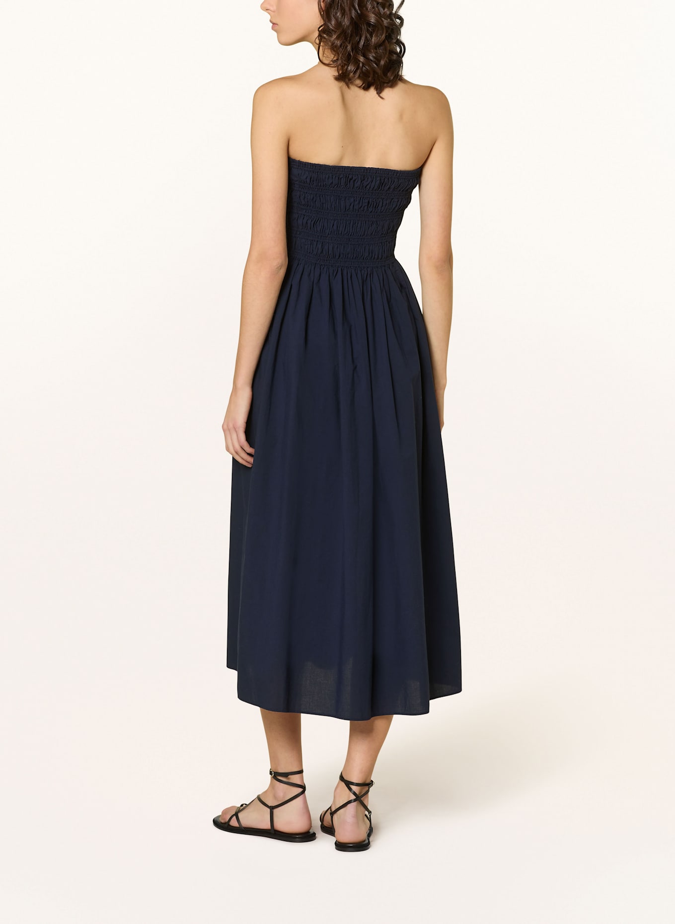 Juvia Off-Shoulder-Kleid PRISCILLA: DUNKELBLAU