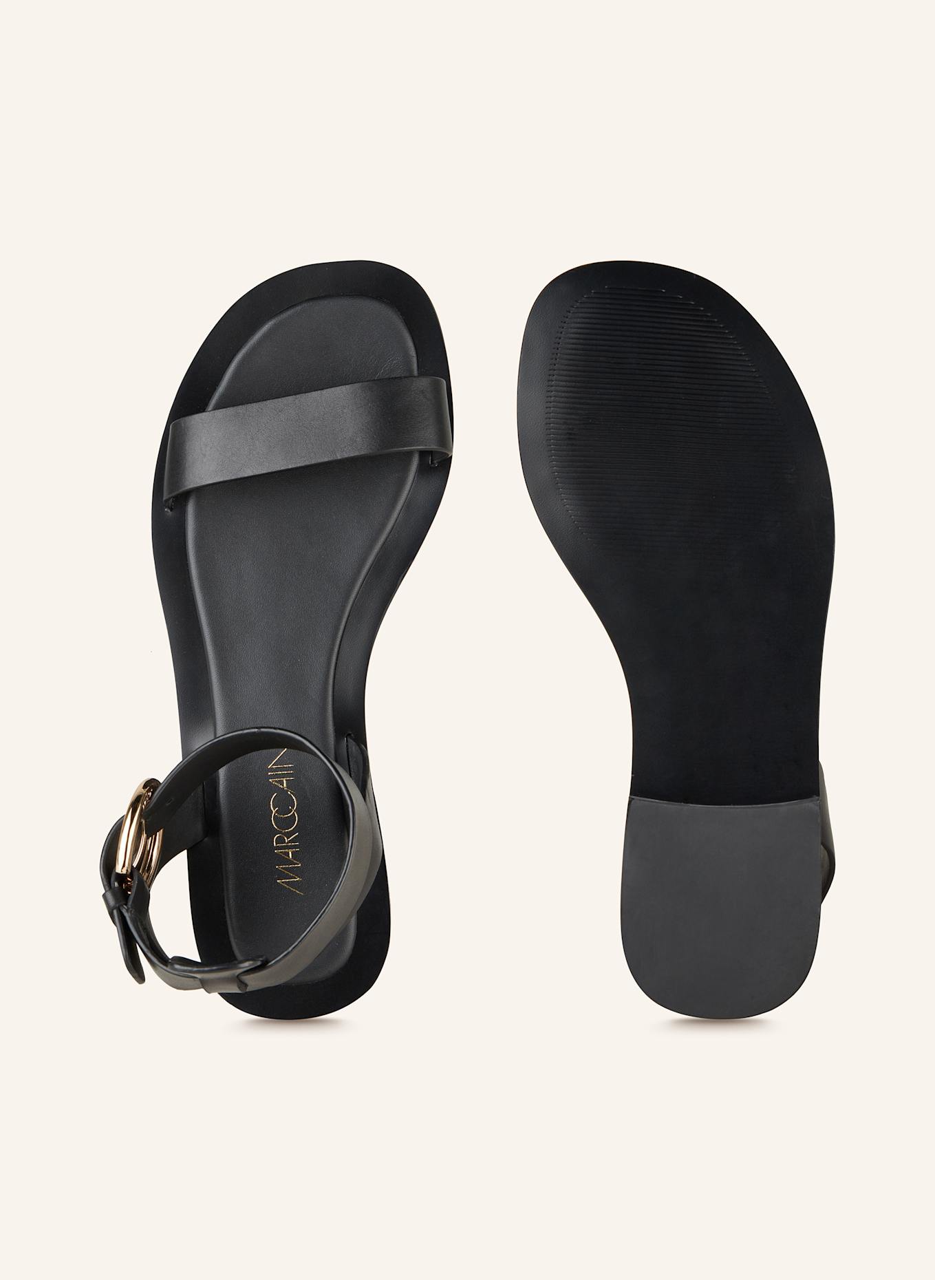 MARC CAIN Sandals: 900 BLACK