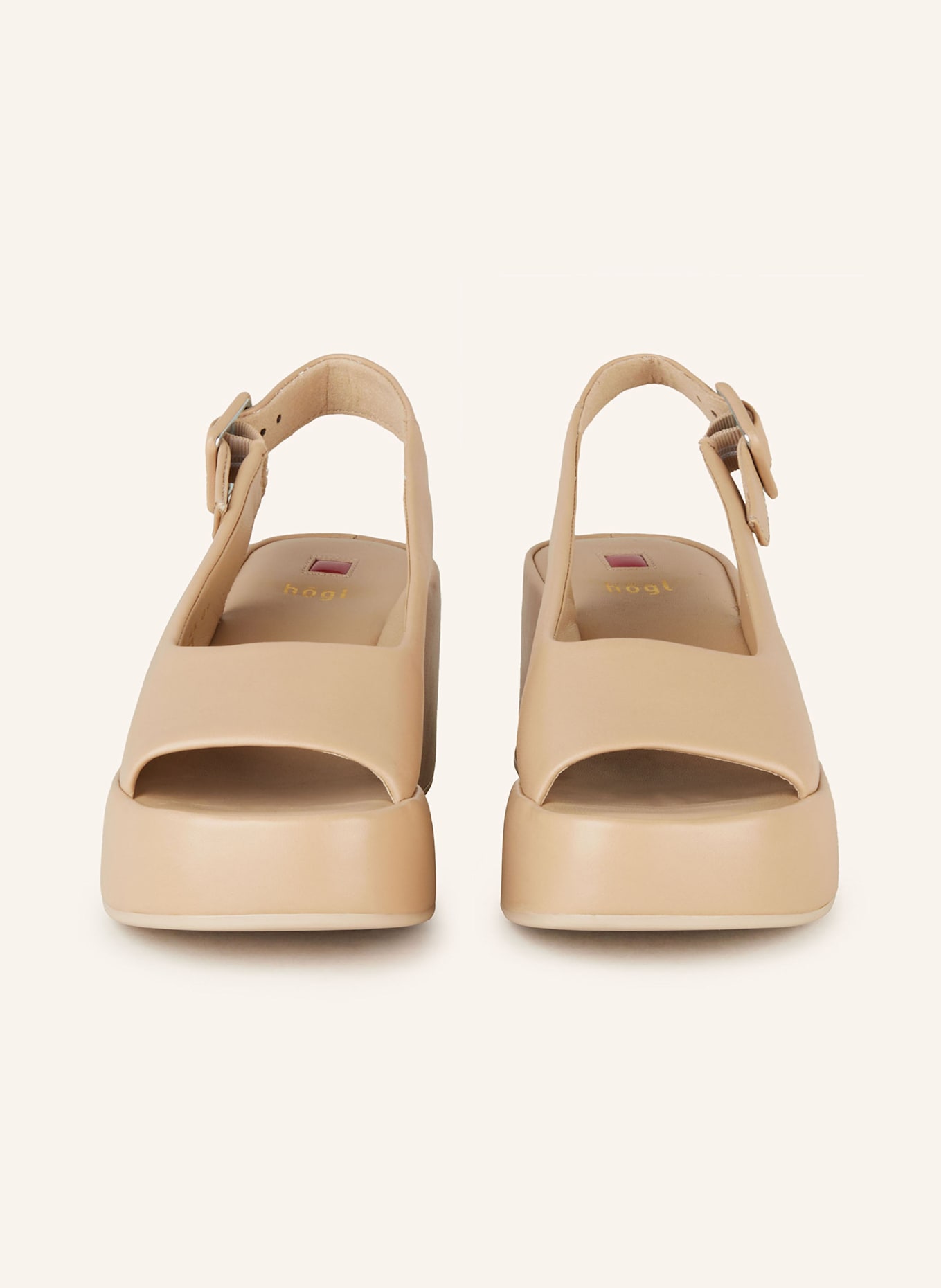 Högl Platform sandals: TAUPE