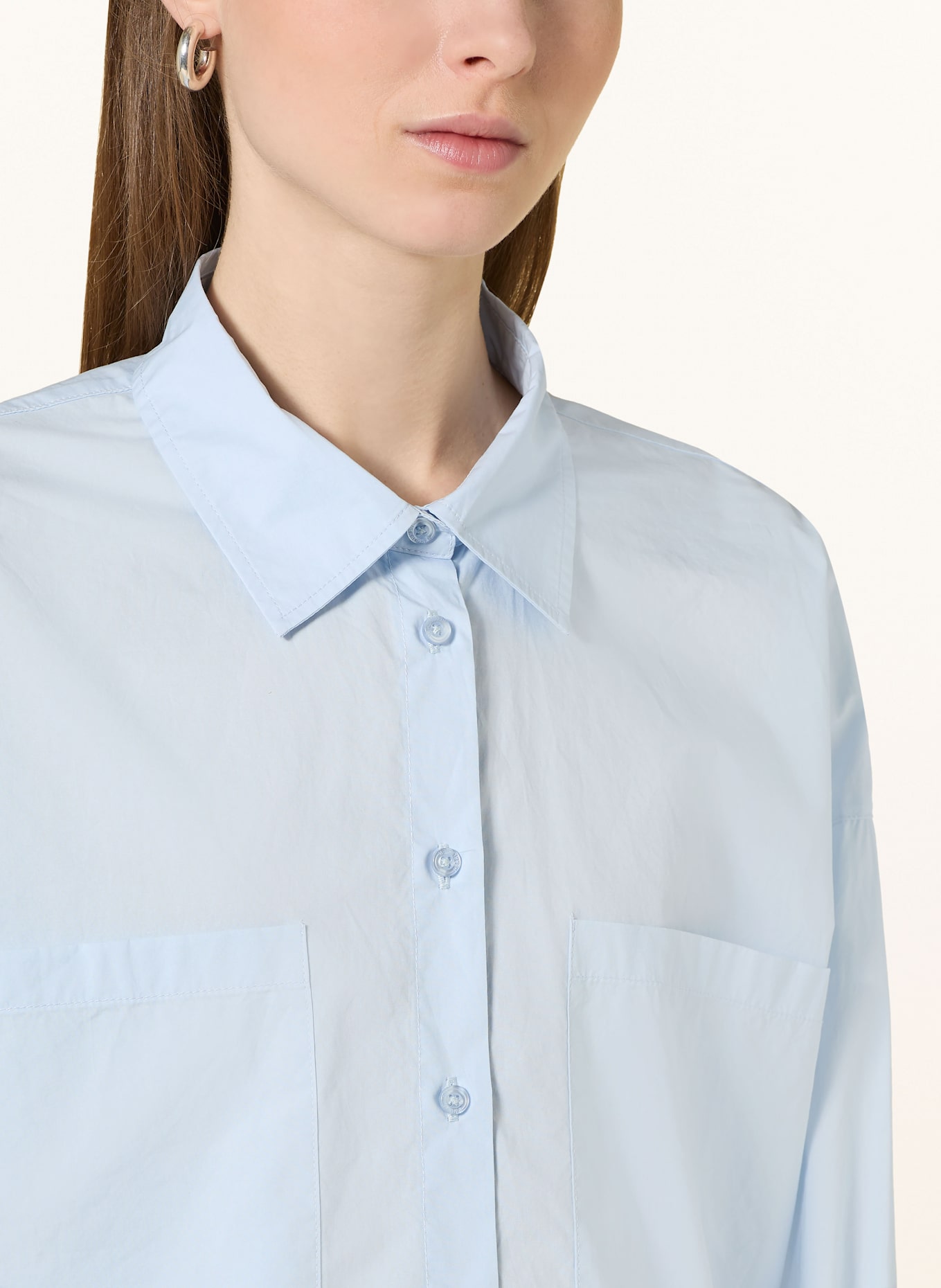 Herrlicher Hemdbluse MIRENA: HELLBLAU