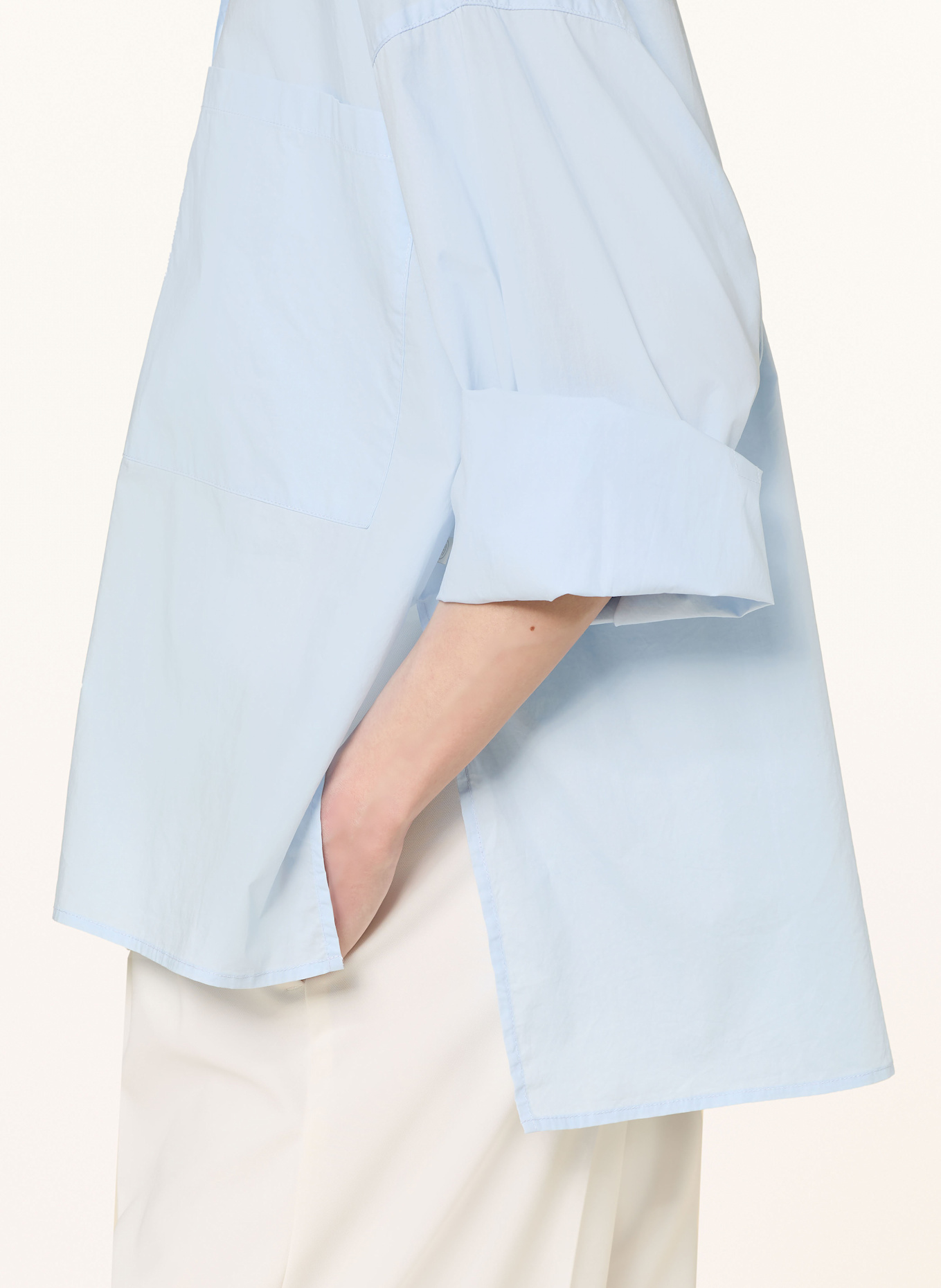 Herrlicher Hemdbluse MIRENA: HELLBLAU