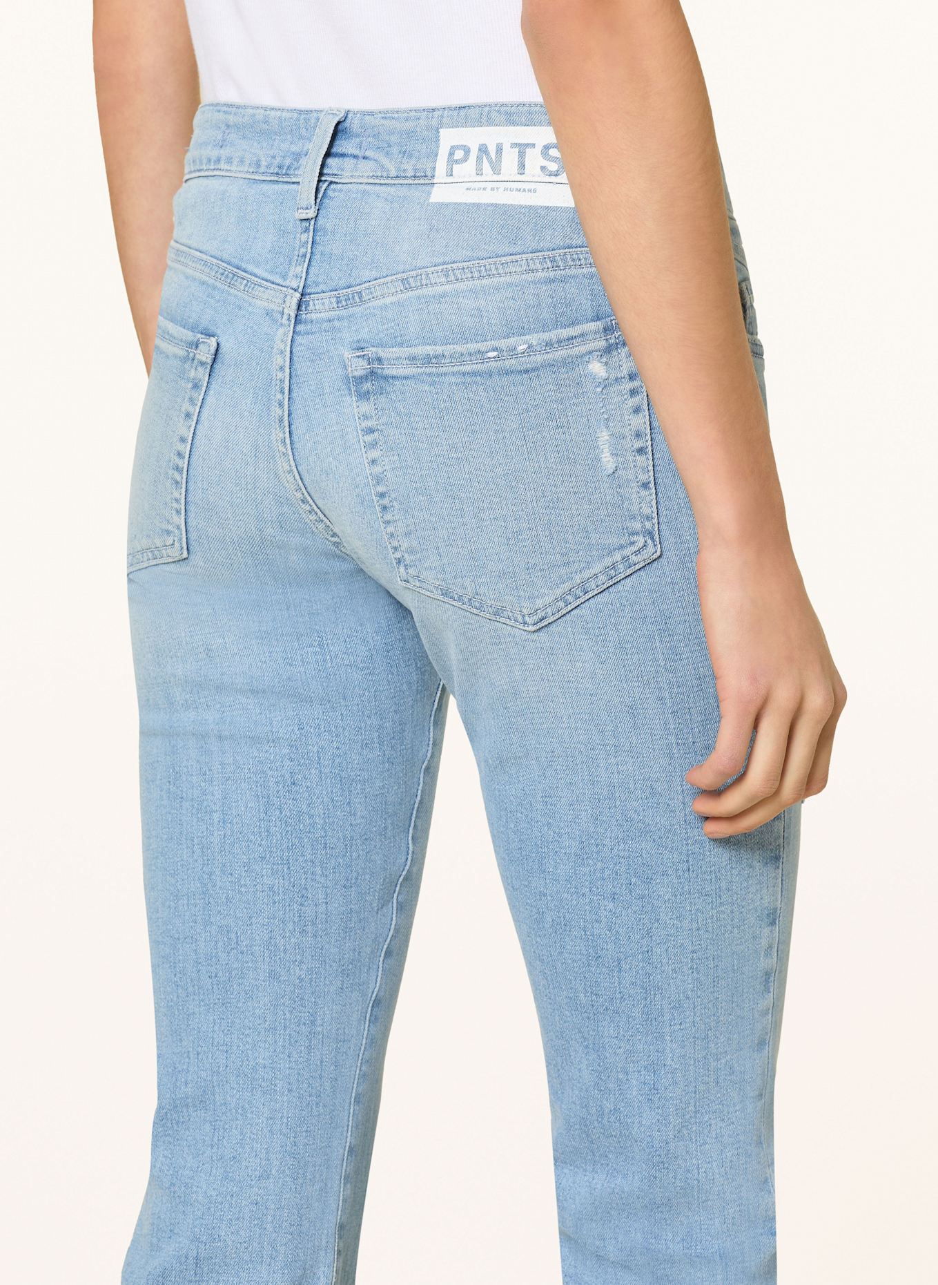 PNTS 7/8 jeans THE MINI B: 29 BLEACHED INDIGO