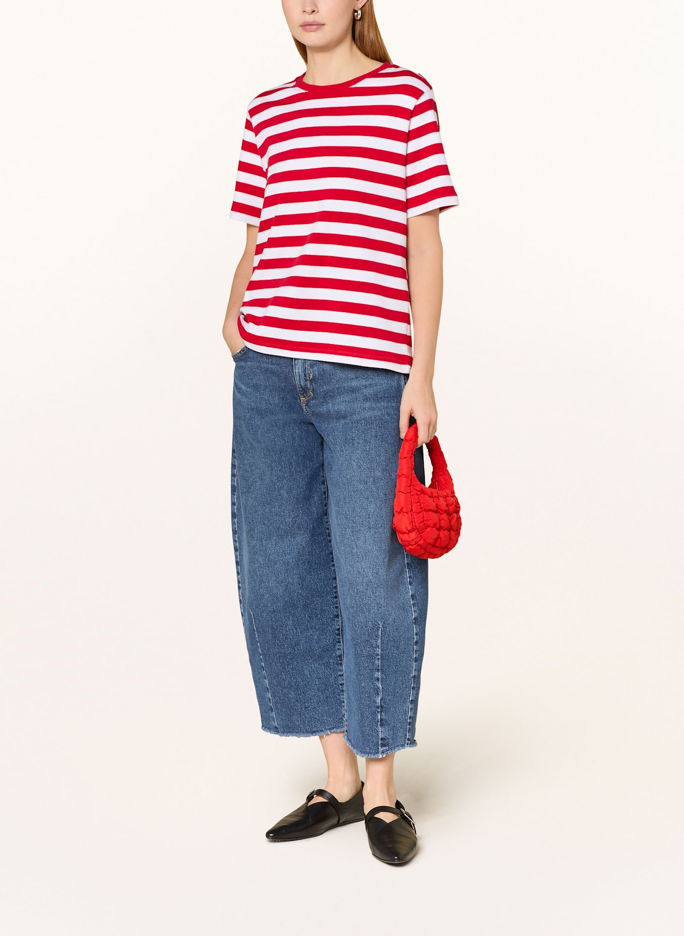 darling harbour T-Shirt: ROT / WEISS