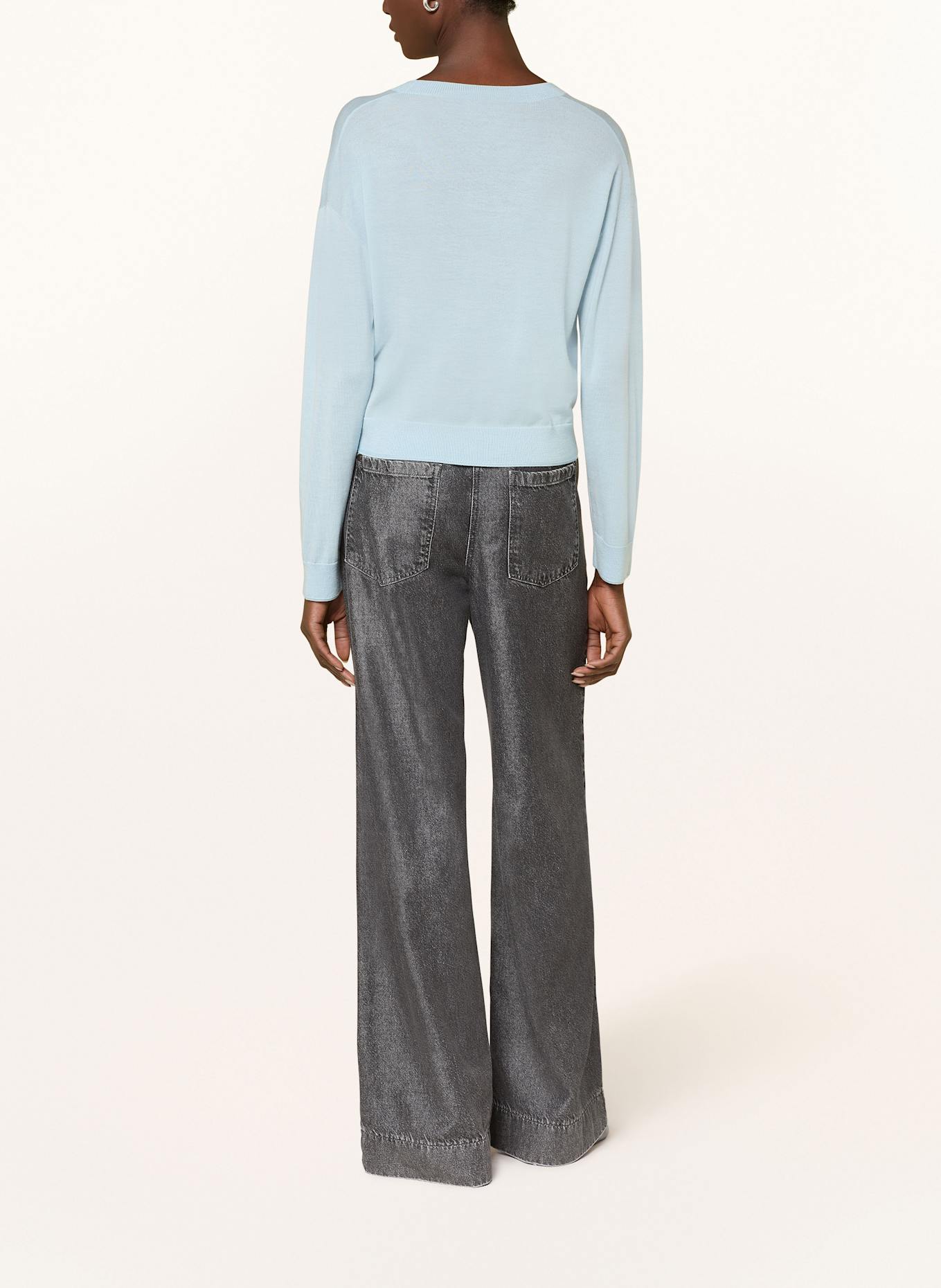 ALLUDE Kardigan: JASNONIEBIESKI