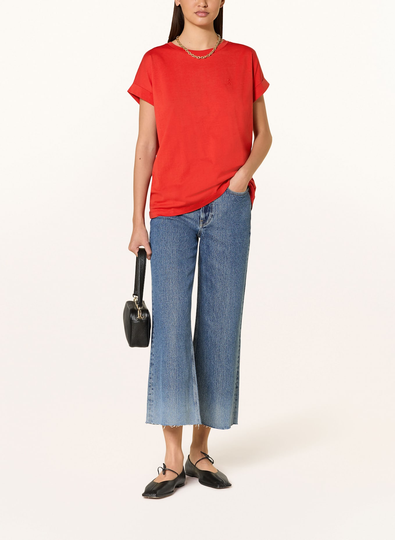 ARMEDANGELS Tričko IDAARA: ČERVENÁ