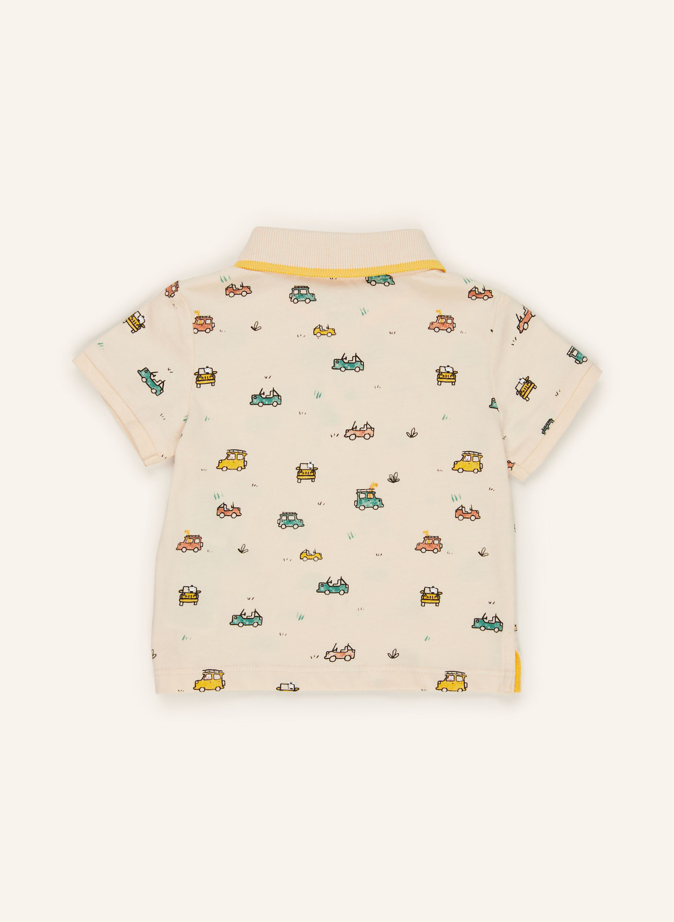 s.Oliver RED Jersey-Poloshirt: HELLGELB / GRÜN / ORANGE