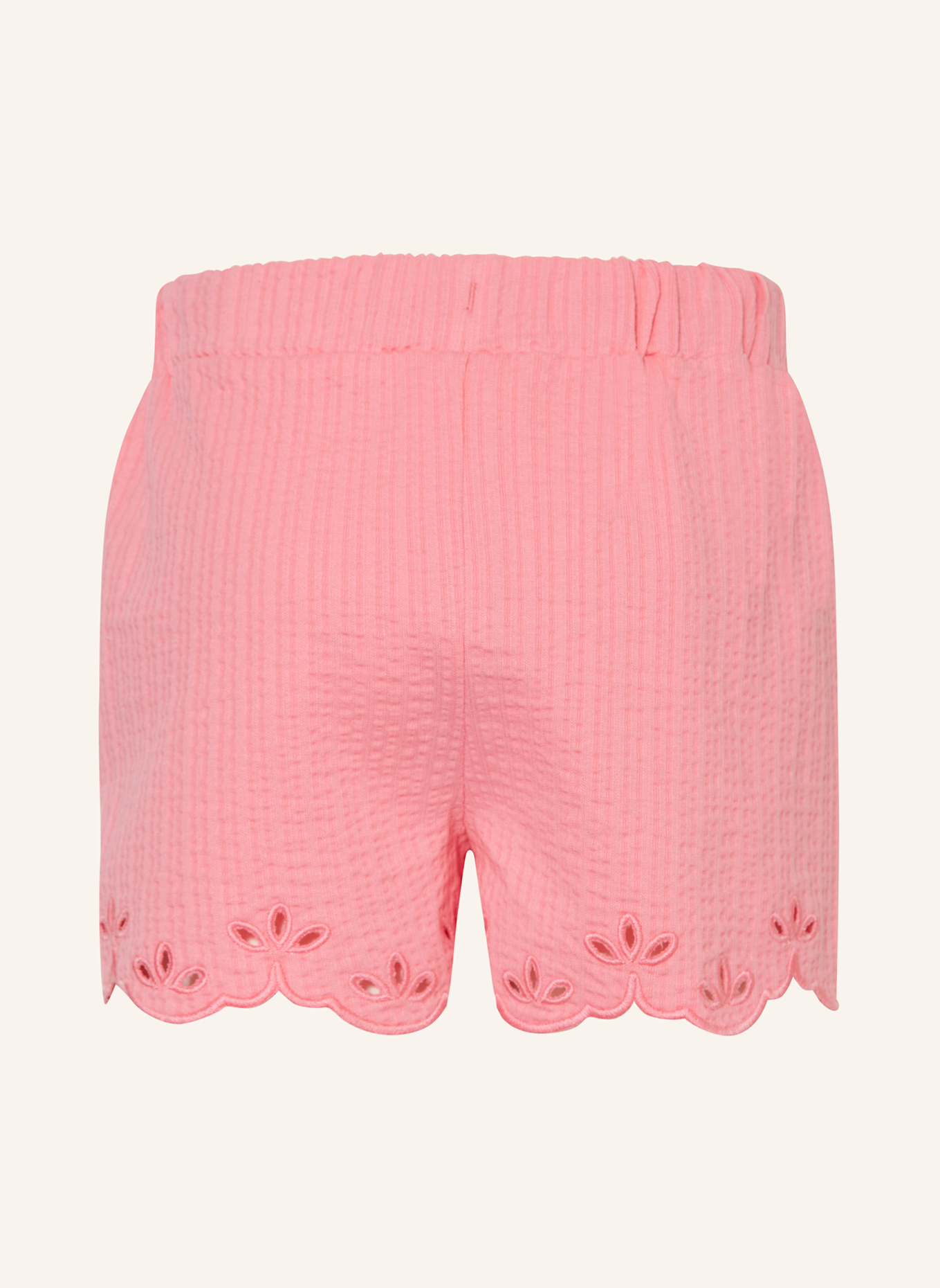 s.Oliver RED Musselinshorts mit Lochspitze: ROSA