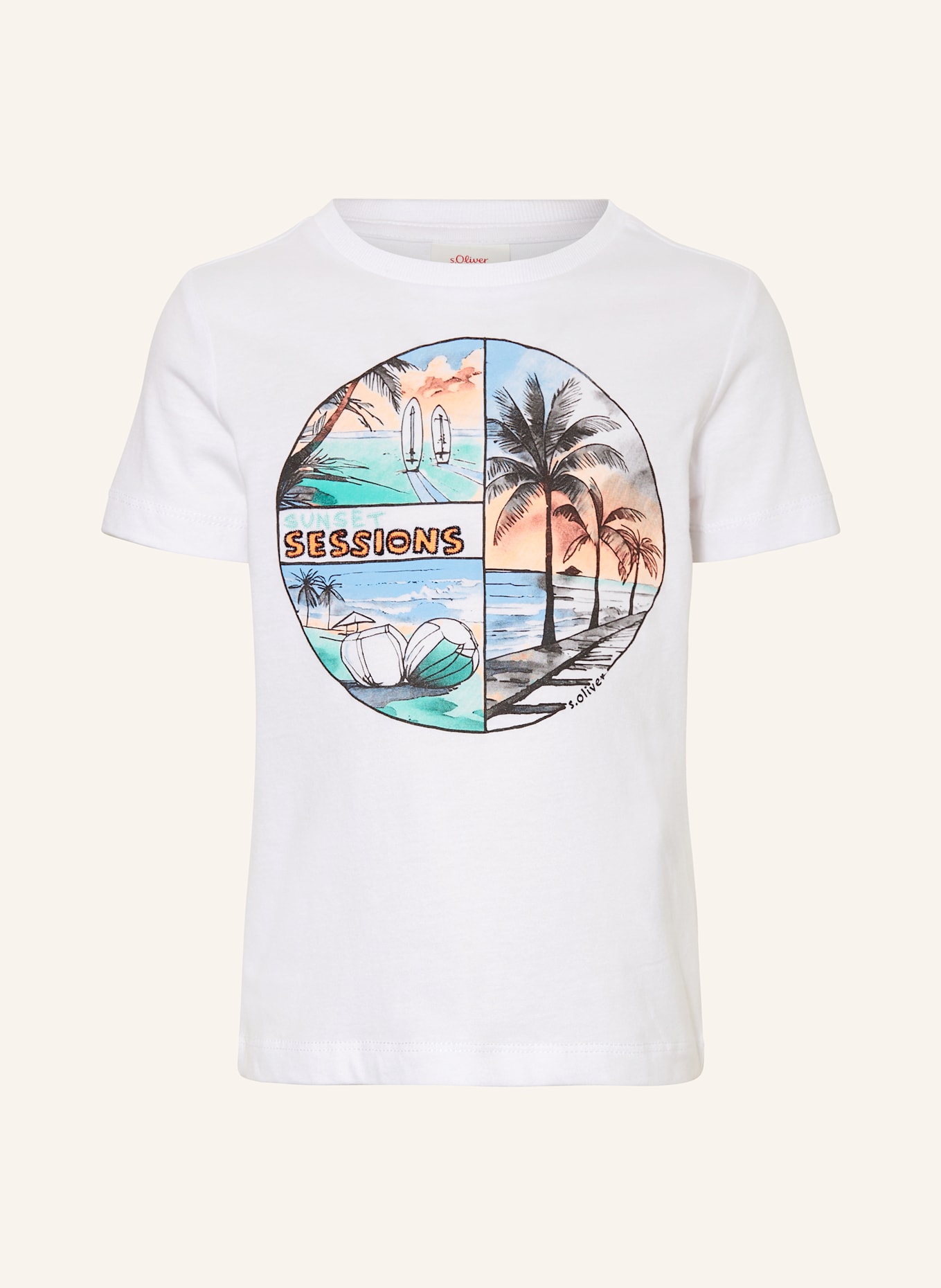s.Oliver RED Tričko: BÍLÁ