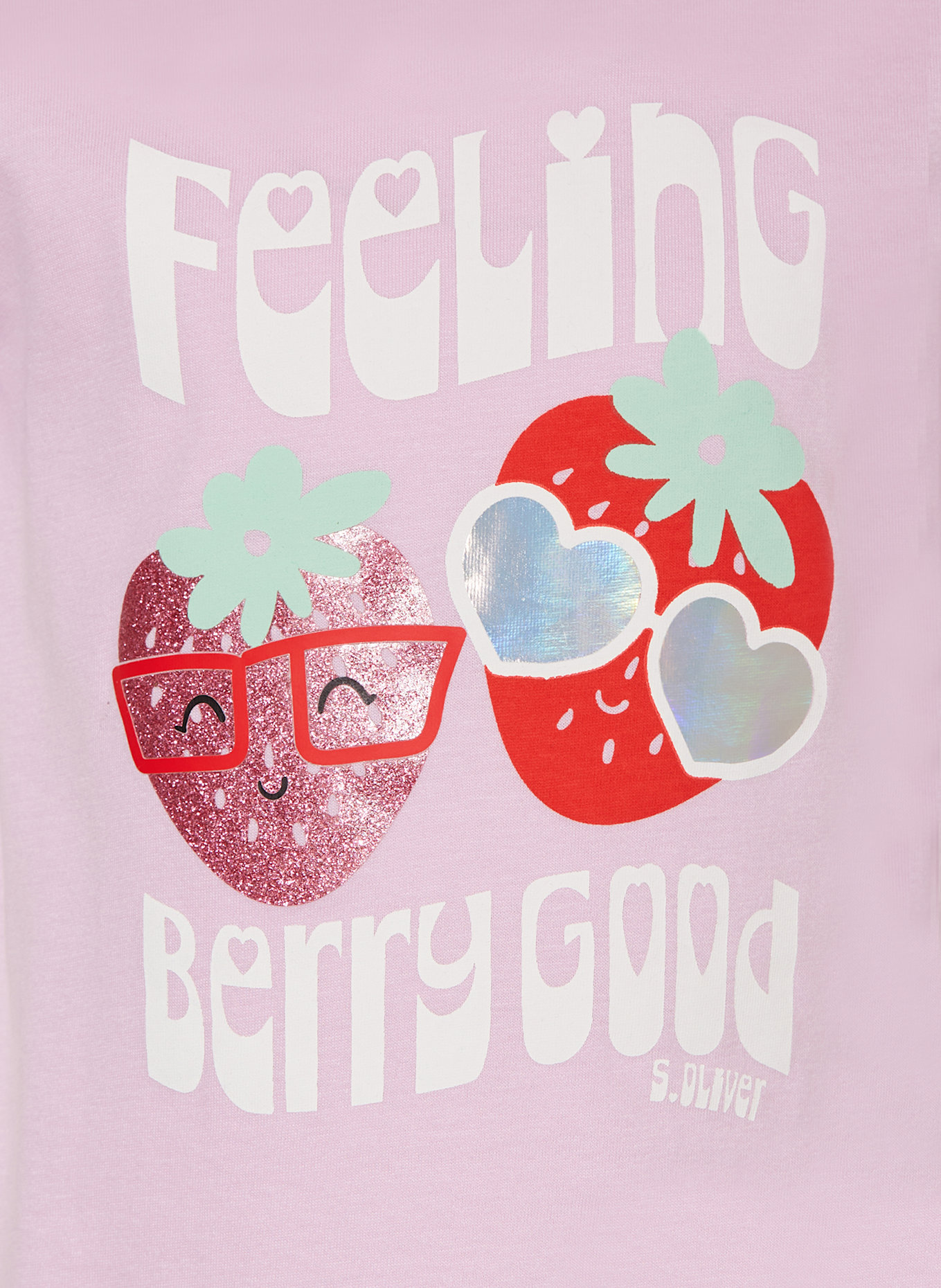 s.Oliver RED Tričko: SVĚTLE FIALOVÁ