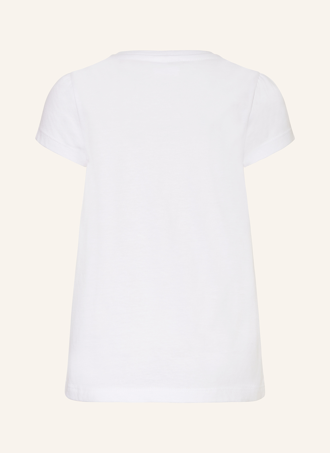 s.Oliver RED Tričko: BÍLÁ / SVĚTLE FIALOVÁ / RŮŽOVÁ