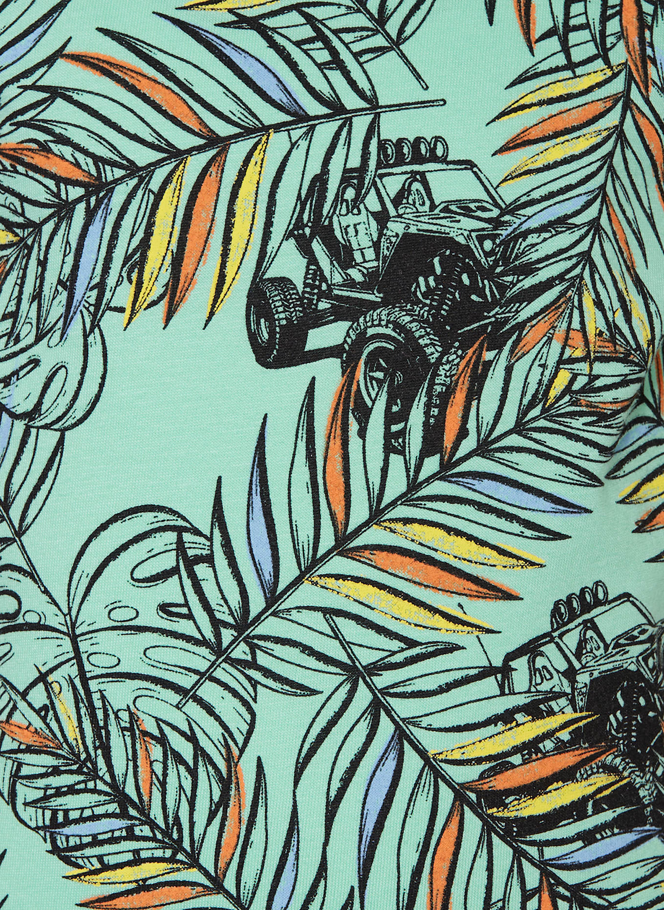 s.Oliver RED T-Shirt: MINT / SCHWARZ