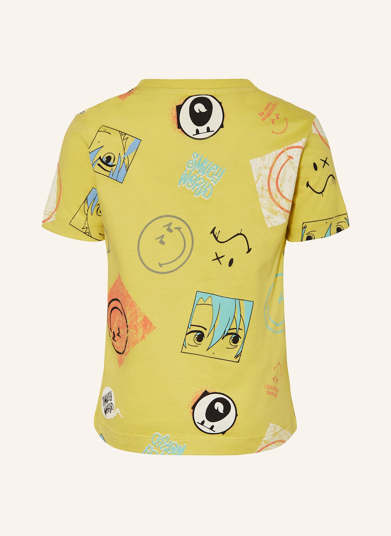 s.Oliver RED Tričko: TMAVĚ ŽLUTÁ / ORANŽOVÁ / MÁTOVÁ