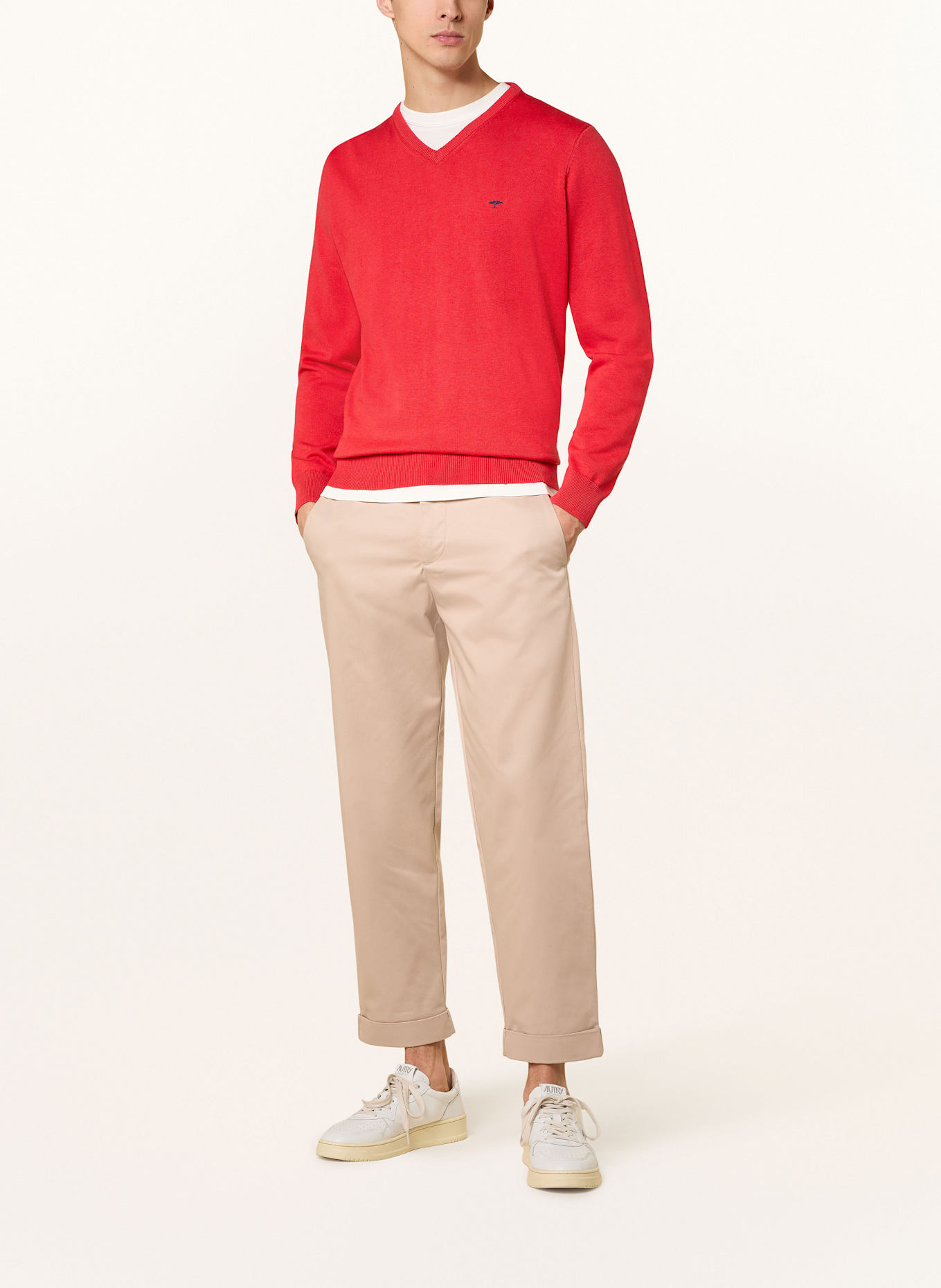 FYNCH-HATTON Pullover: ROT