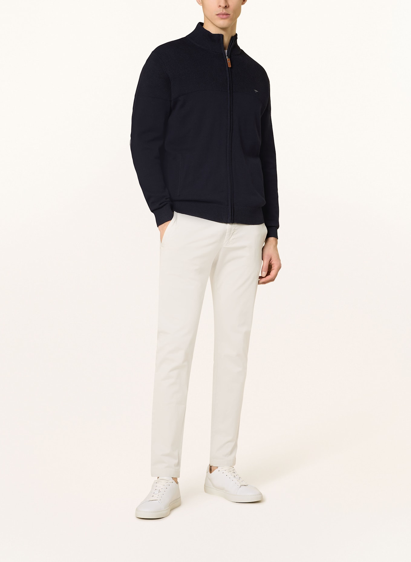 FYNCH-HATTON Strickjacke: DUNKELBLAU