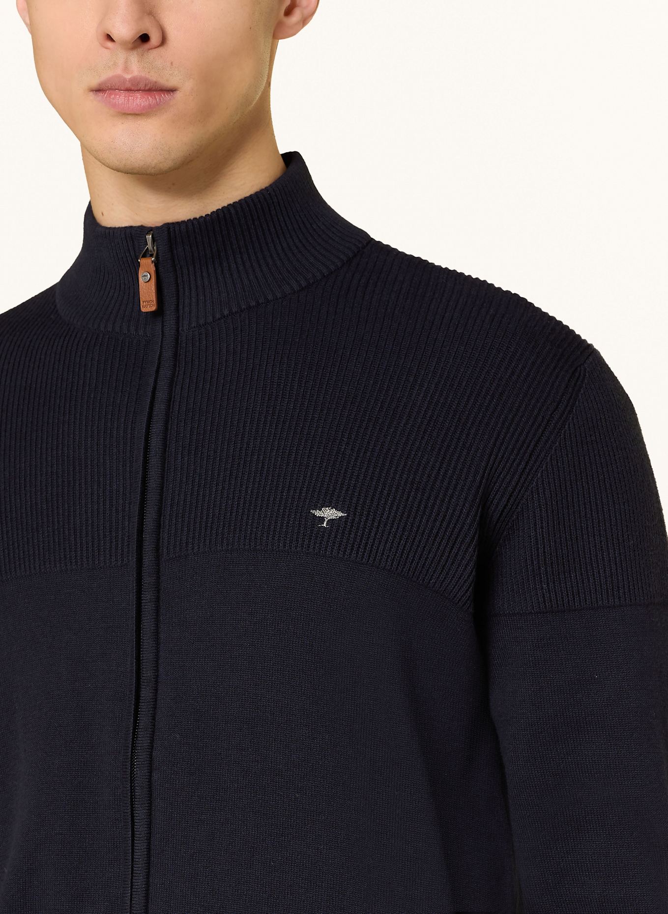 FYNCH-HATTON Strickjacke: DUNKELBLAU