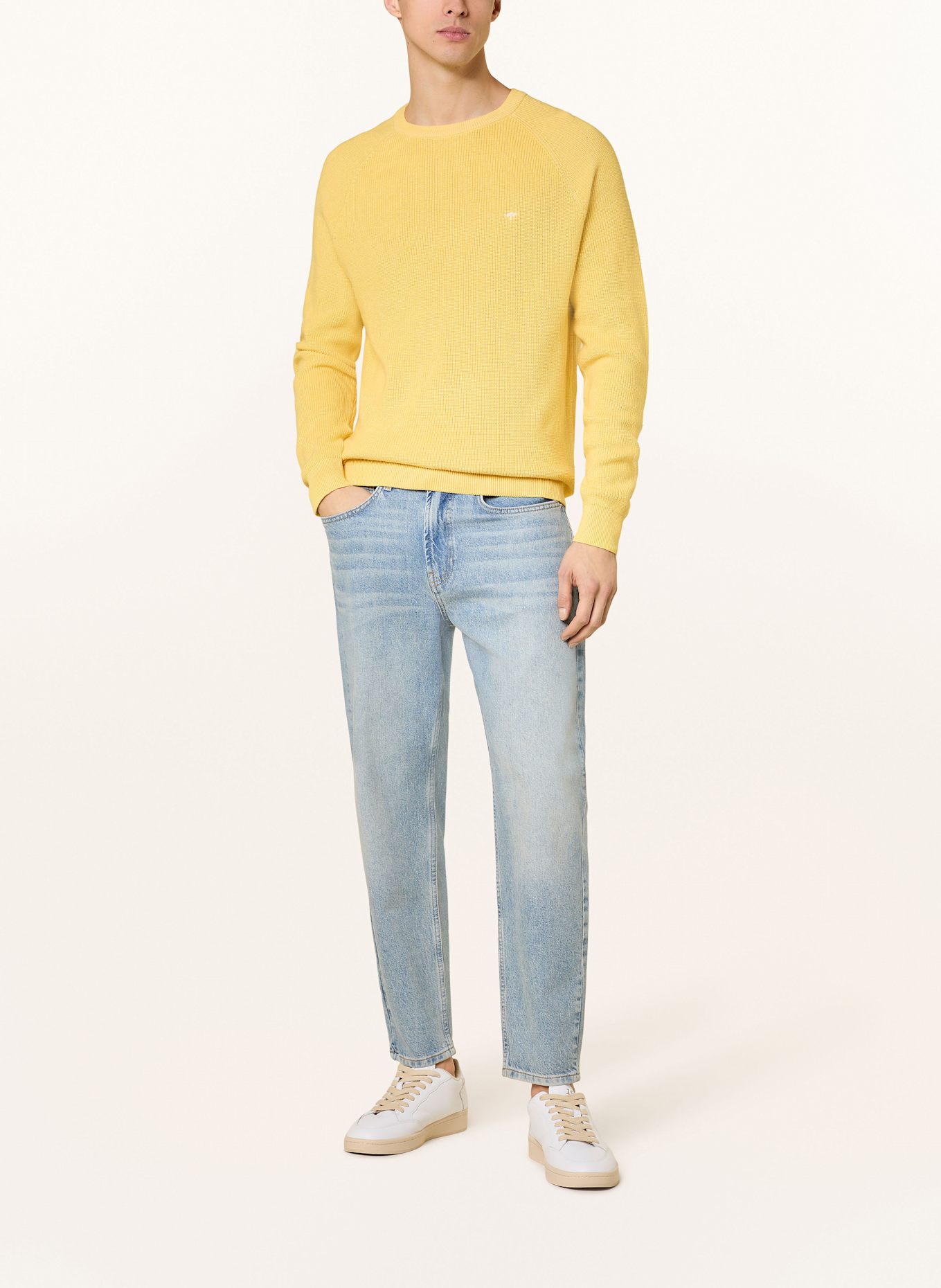 FYNCH-HATTON Pullover: GELB