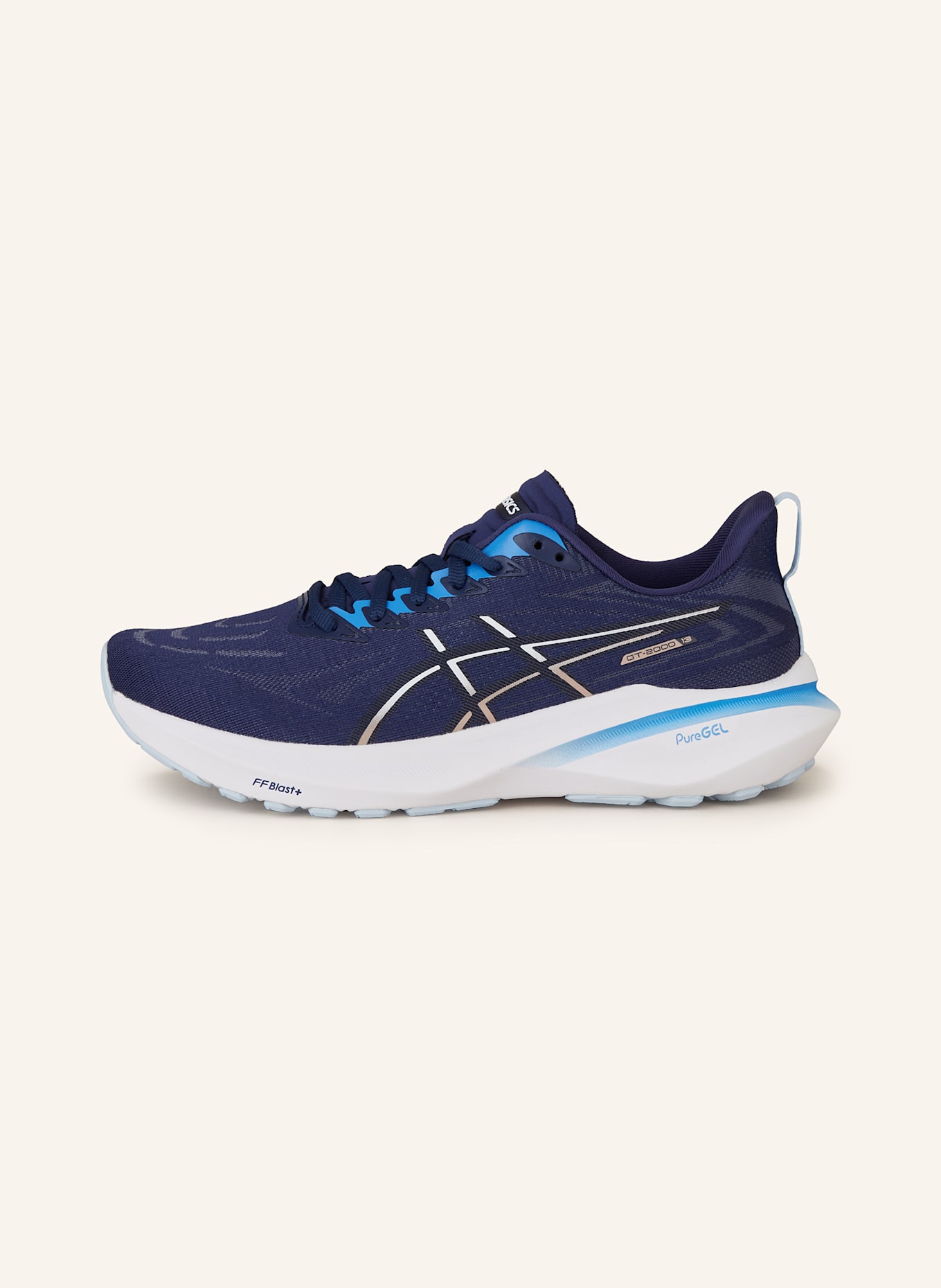 ASICS Laufschuhe GT-2000 13: DUNKELBLAU / WEISS
