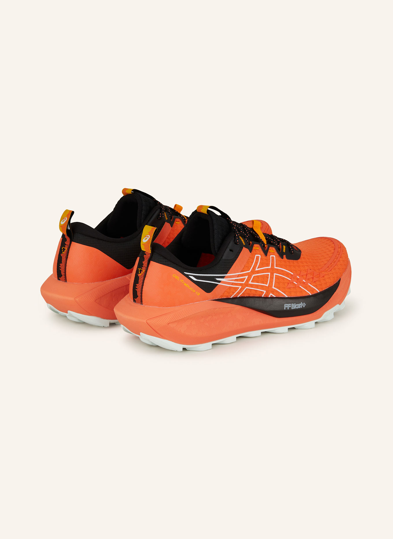 ASICS Trailrunning-Schuhe GEL TRABUCO 13: ORANGE / SCHWARZ