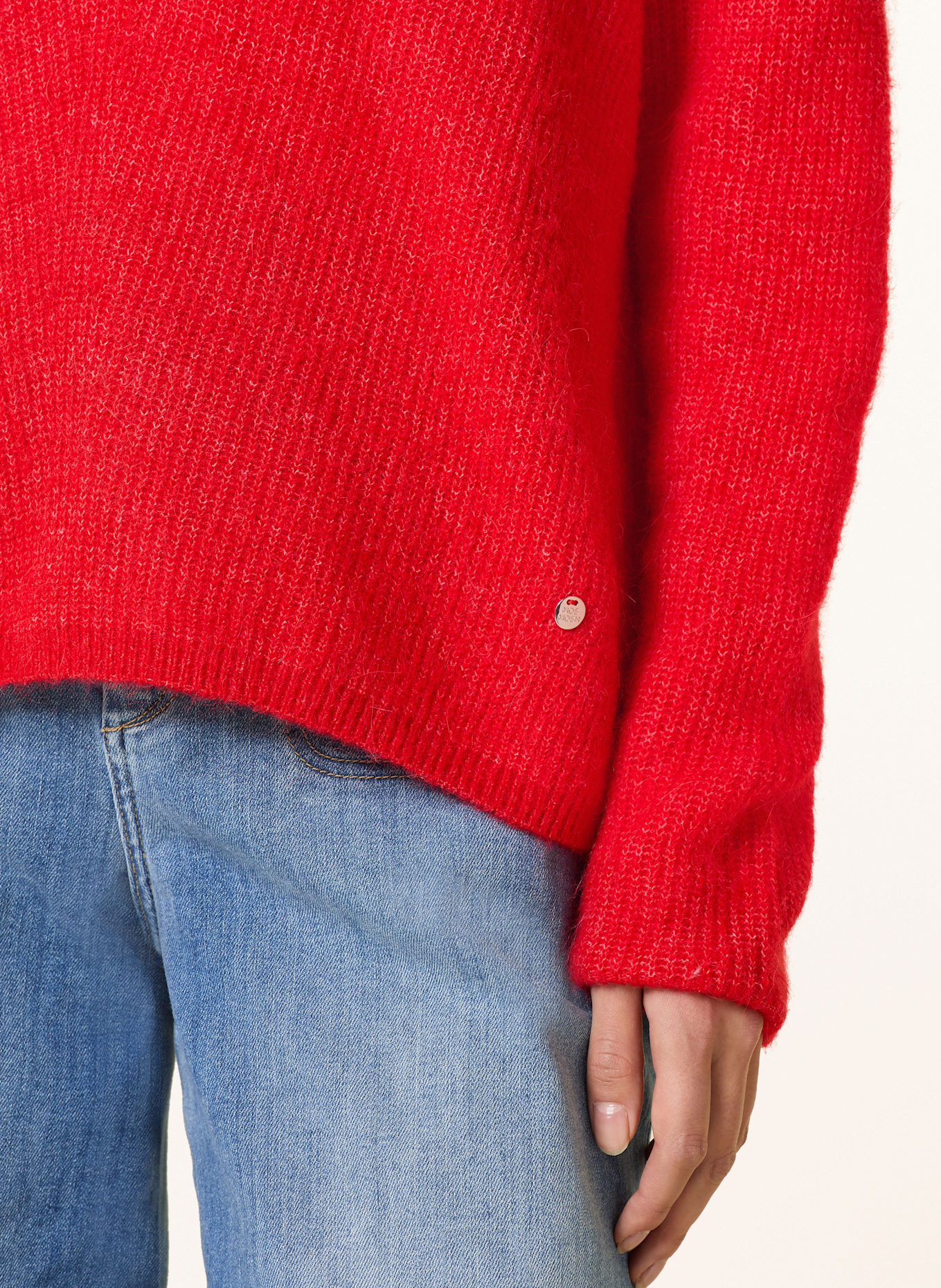 MOS MOSH Pullover THORA mit Alpaka: ROT