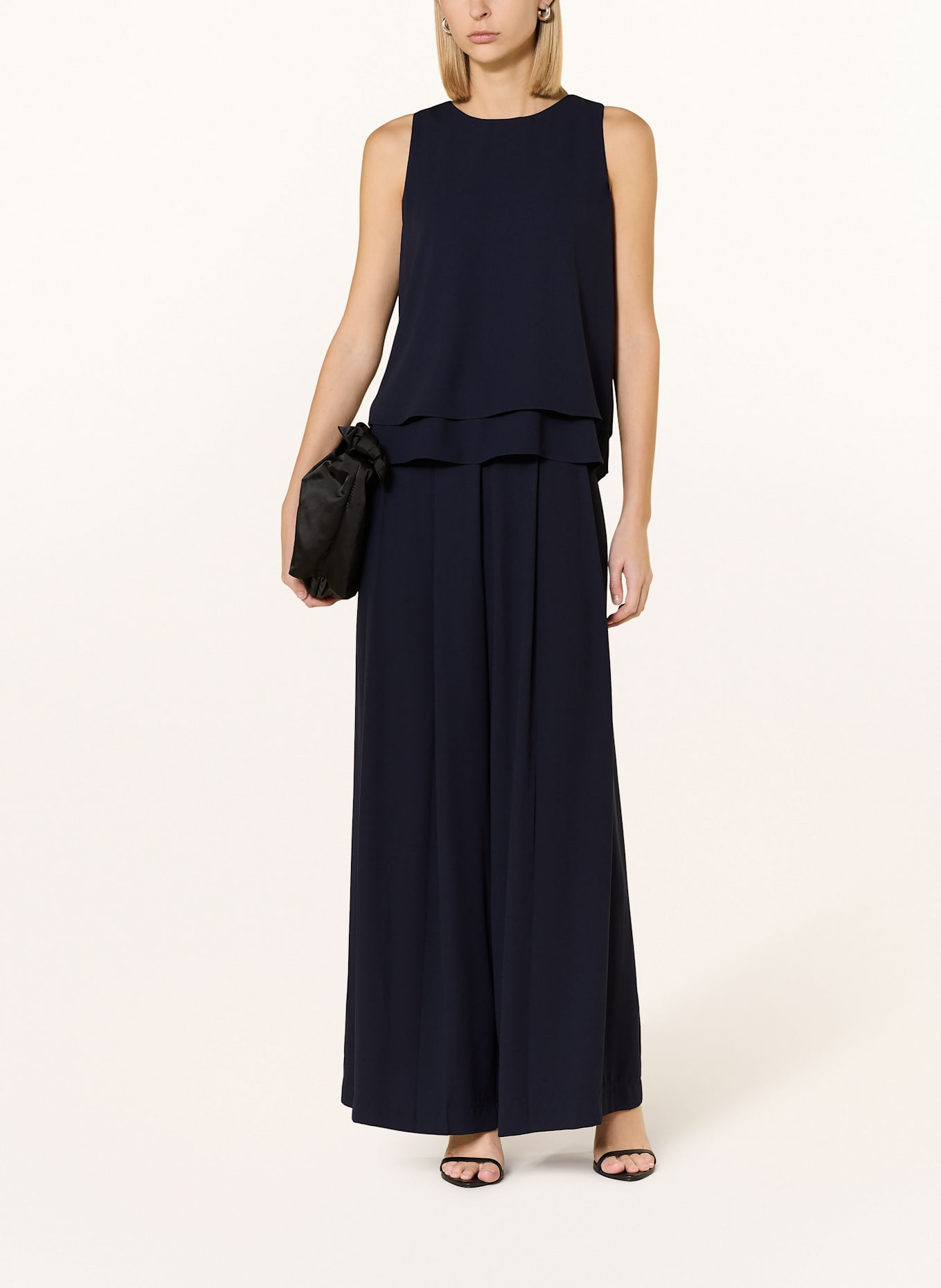 s.Oliver BLACK LABEL Marlenehose: DUNKELBLAU