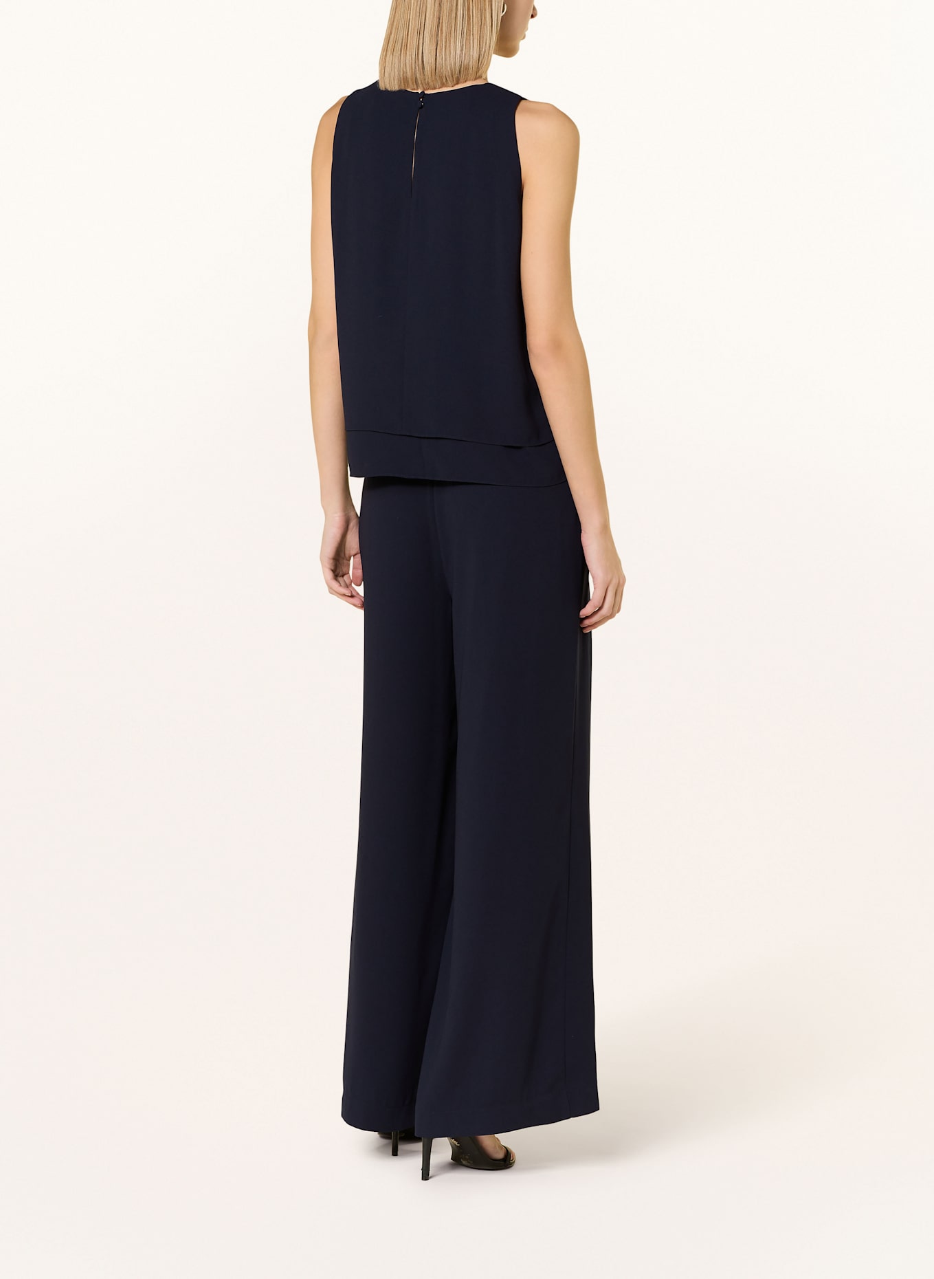 s.Oliver BLACK LABEL Marlenehose: DUNKELBLAU