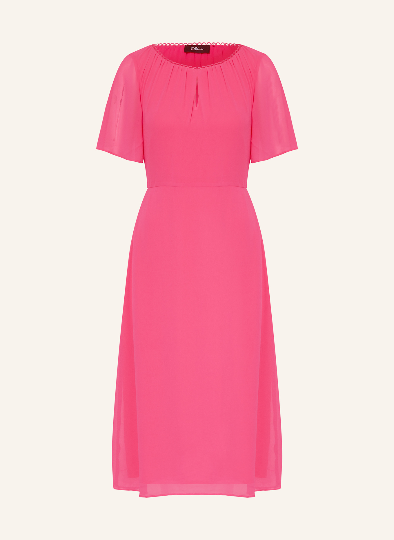 s.Oliver BLACK LABEL Sukienka: MOCNORÓŻOWY