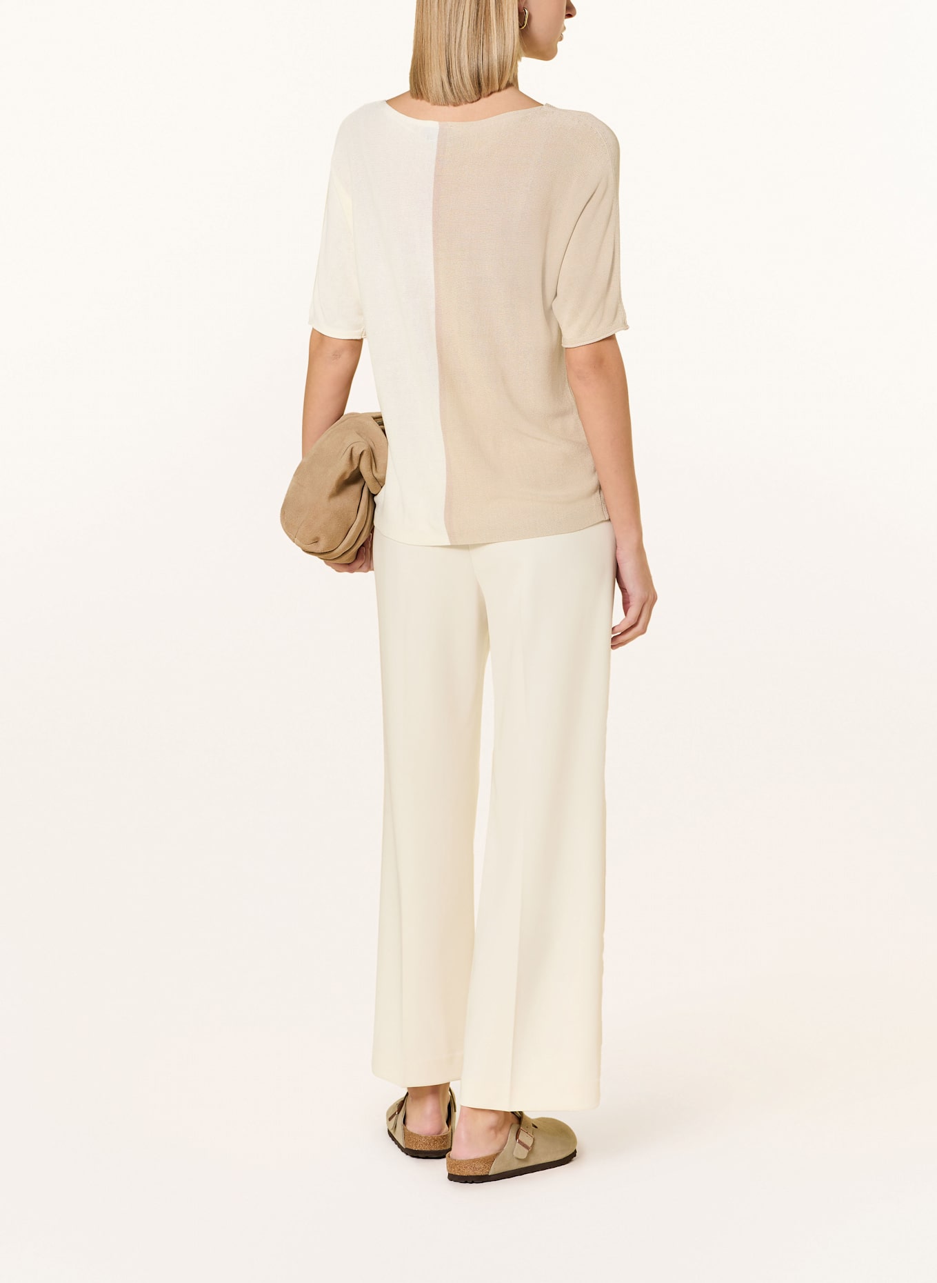 s.Oliver BLACK LABEL Knit shirt: ECRU / BEIGE