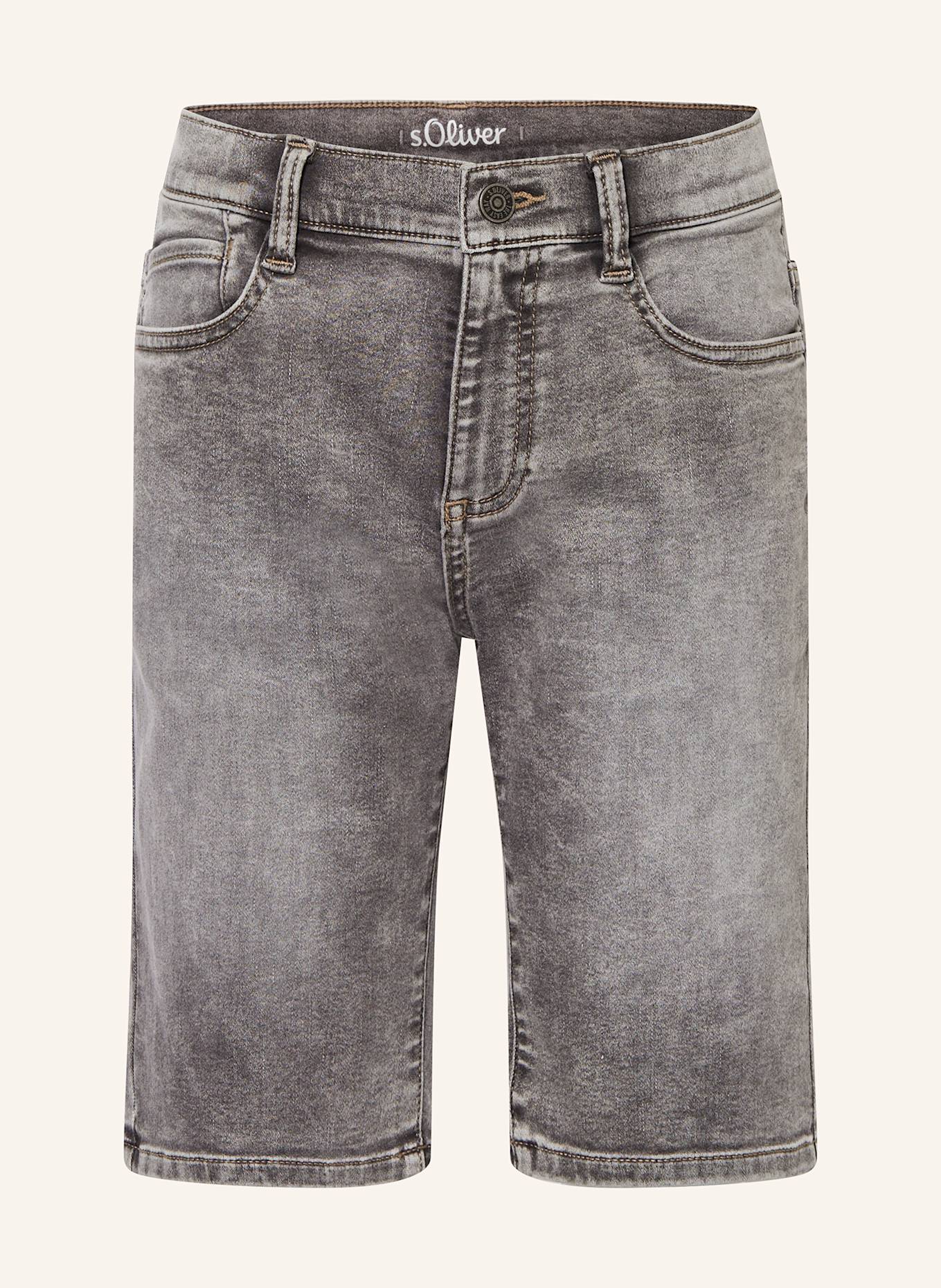 s.Oliver RED Jeansshorts Regular Fit: 93Z7 GREY/BLACK