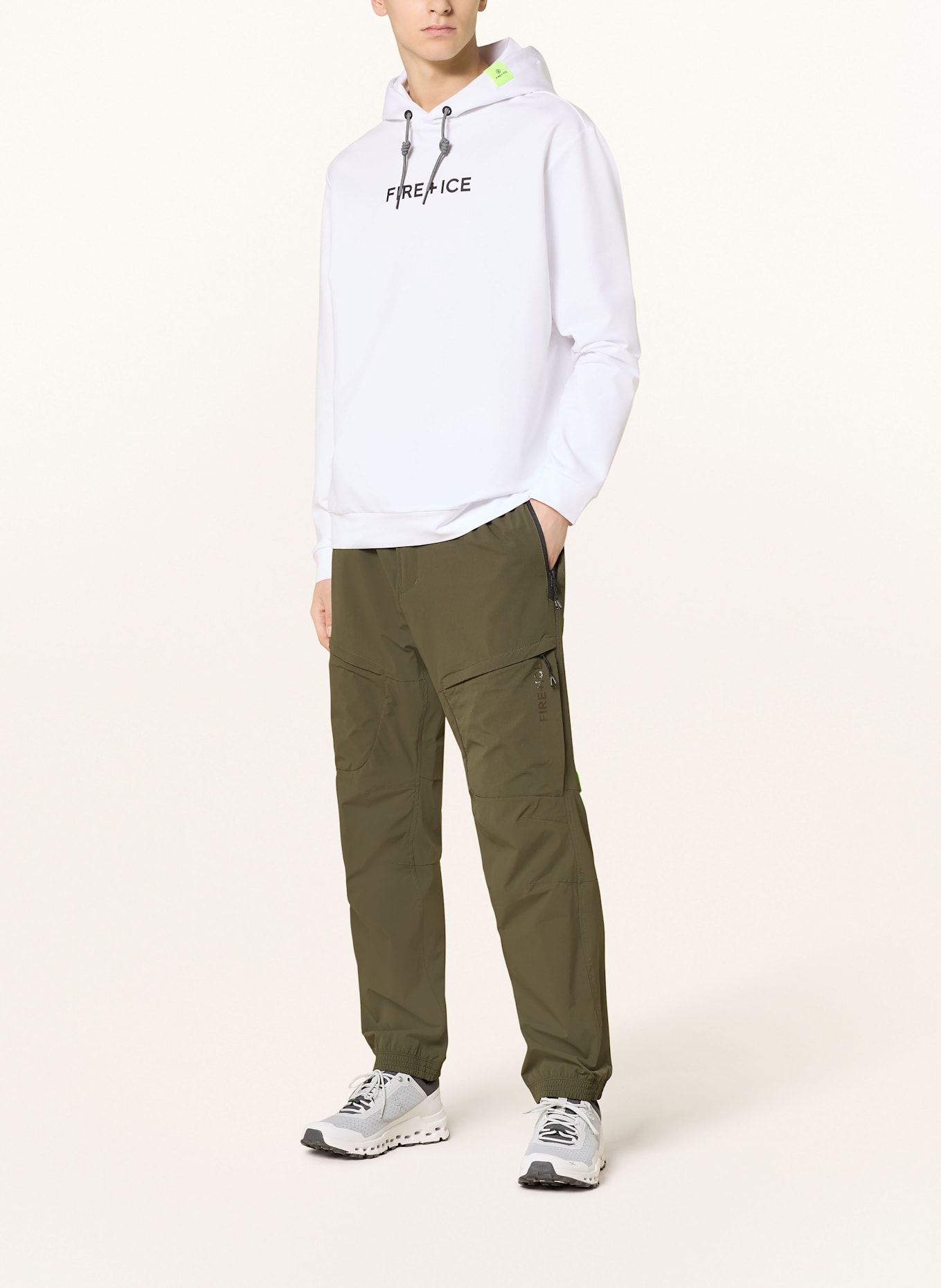 FIRE+ICE Hoodie CADELL: WEISS