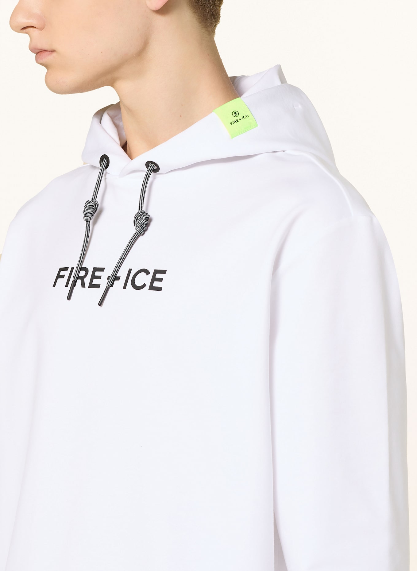 FIRE+ICE Hoodie CADELL: WEISS