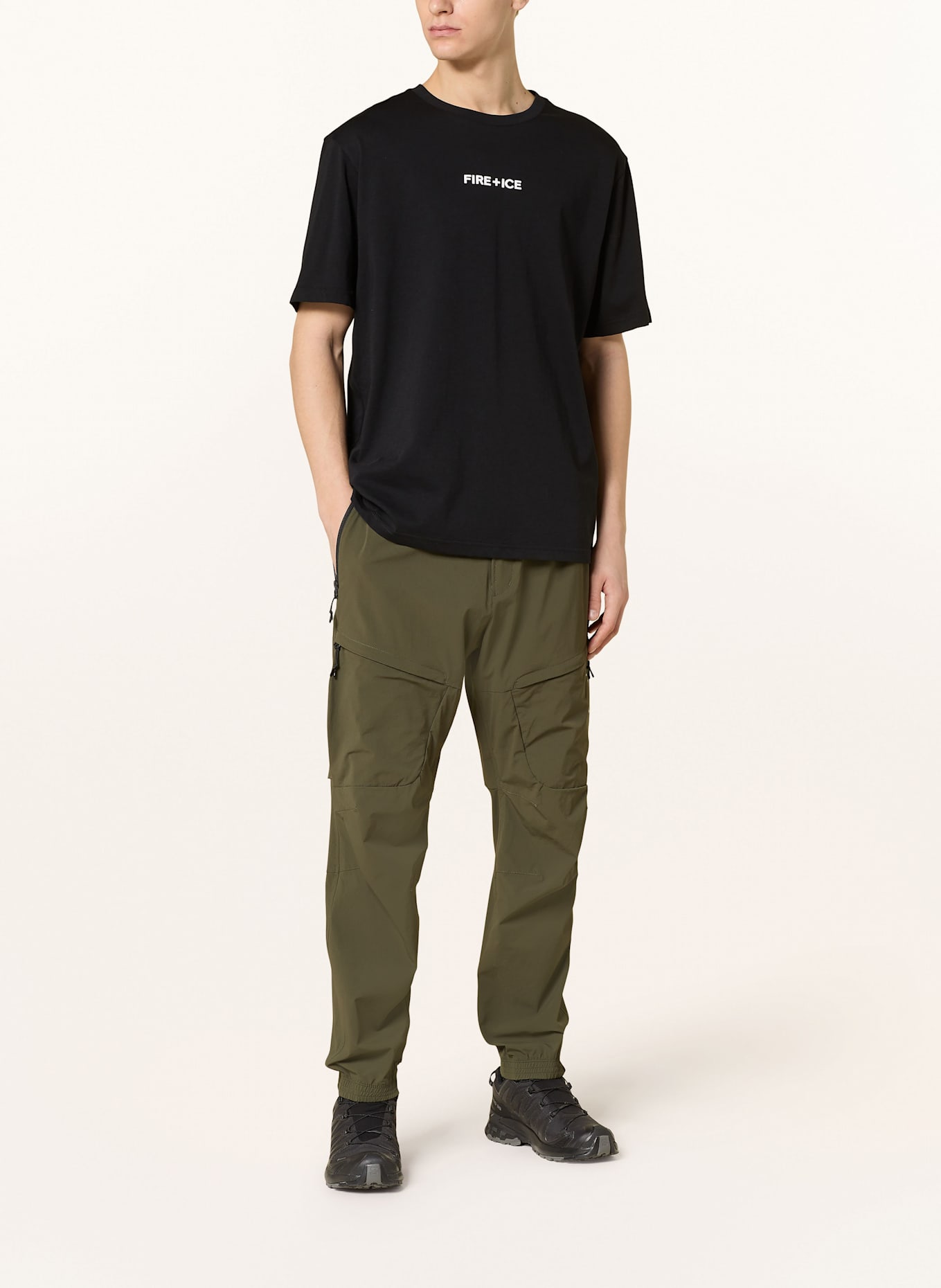 FIRE+ICE Tričko MICK3: ČERNÁ