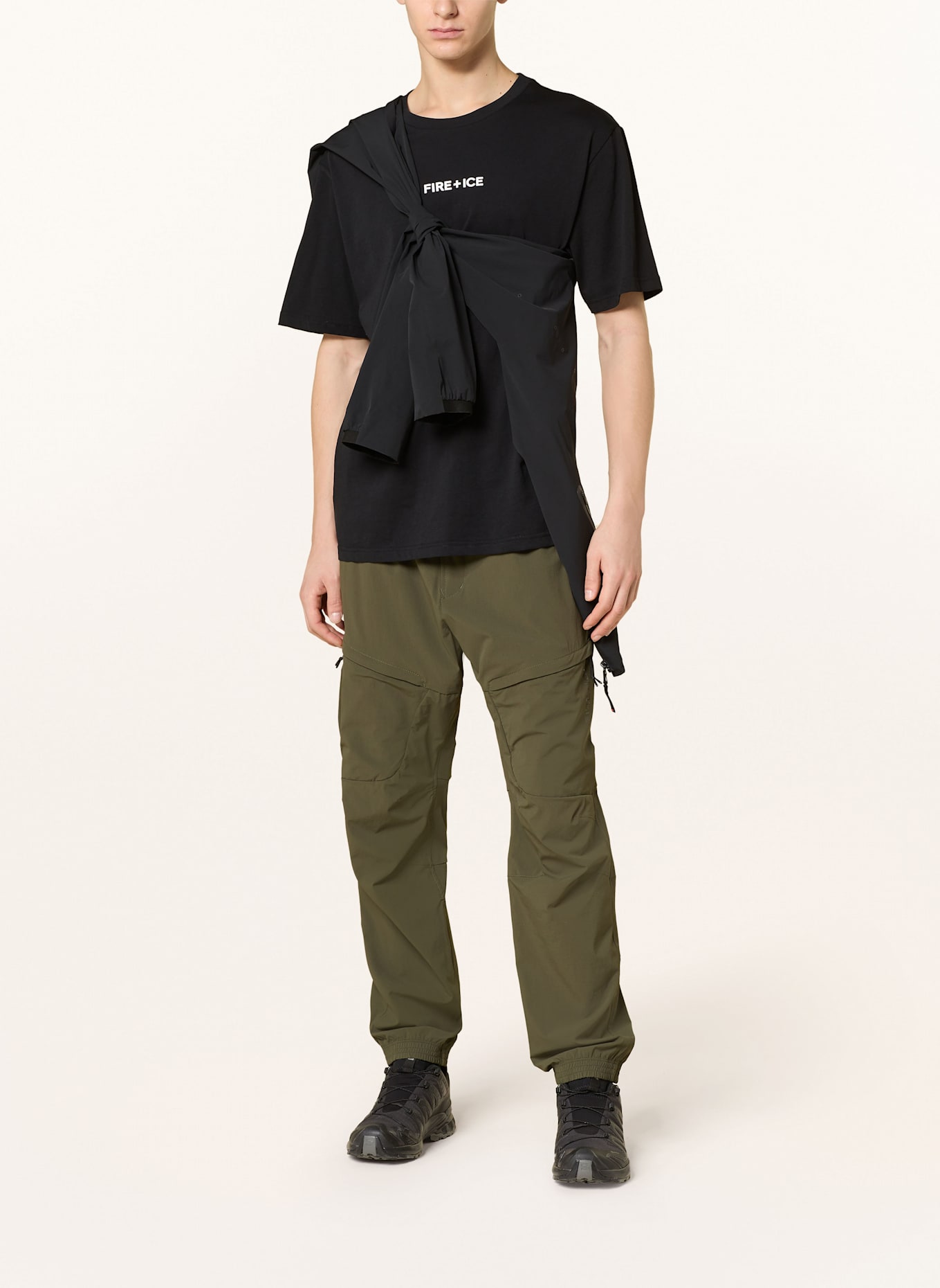 FIRE+ICE Tričko MICK3: ČERNÁ