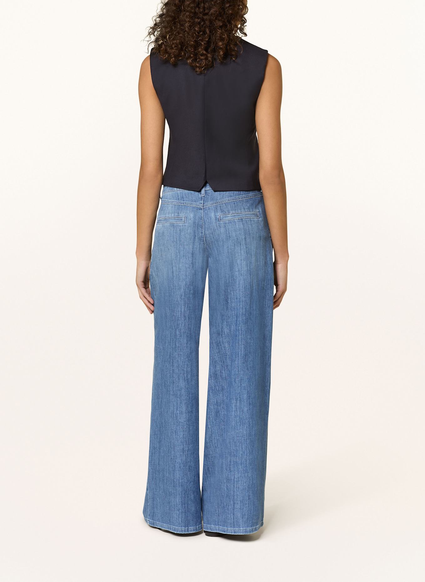 PNTS Marlenehose THE GENT aus Denim: 28 sky faded blue