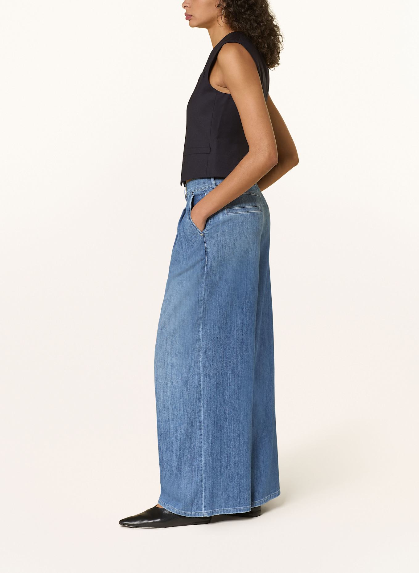 PNTS Marlenehose THE GENT aus Denim: 28 sky faded blue