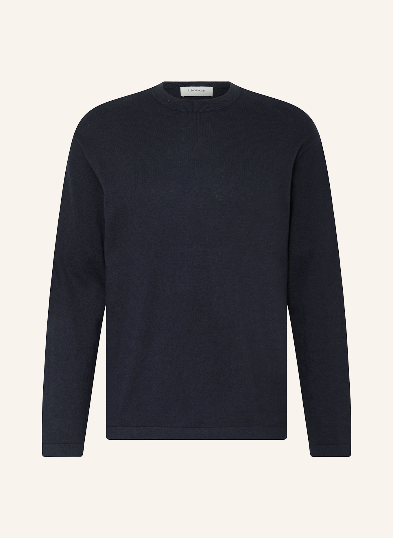 LISA YANG Pullover BRENDAN mit Cashmere: DUNKELBLAU