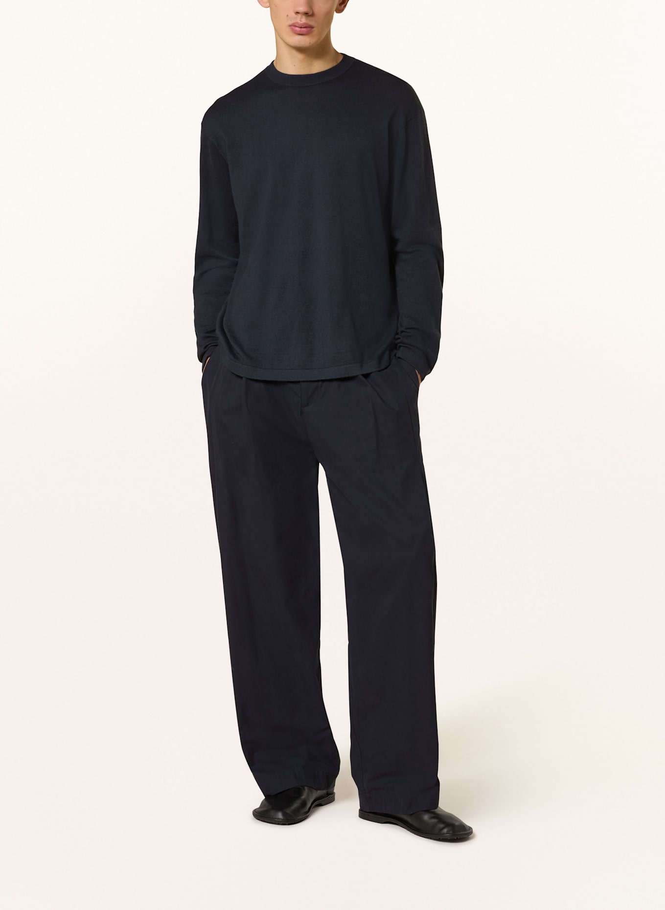 LISA YANG Pullover BRENDAN mit Cashmere: DUNKELBLAU