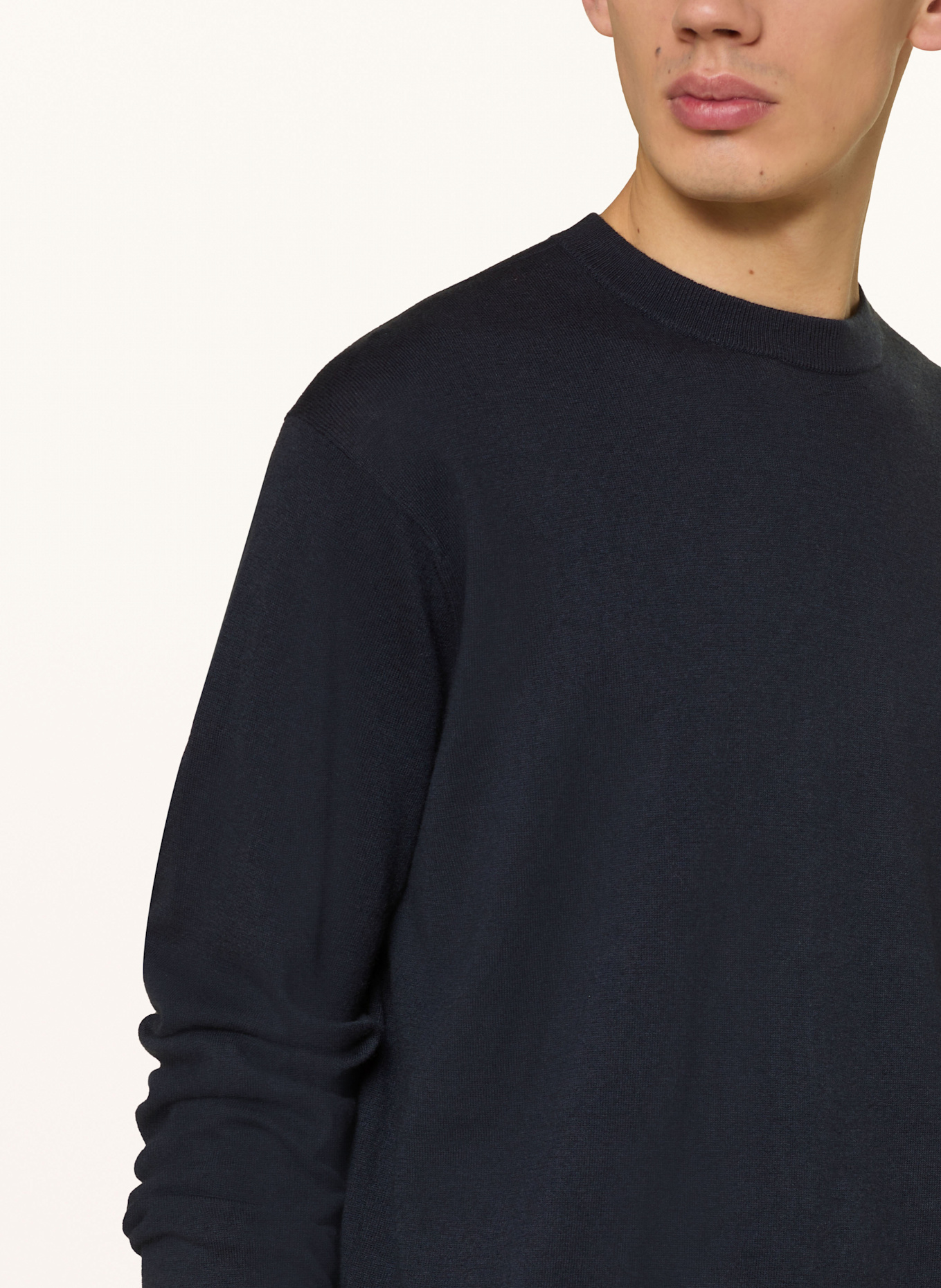 LISA YANG Pullover BRENDAN mit Cashmere: DUNKELBLAU