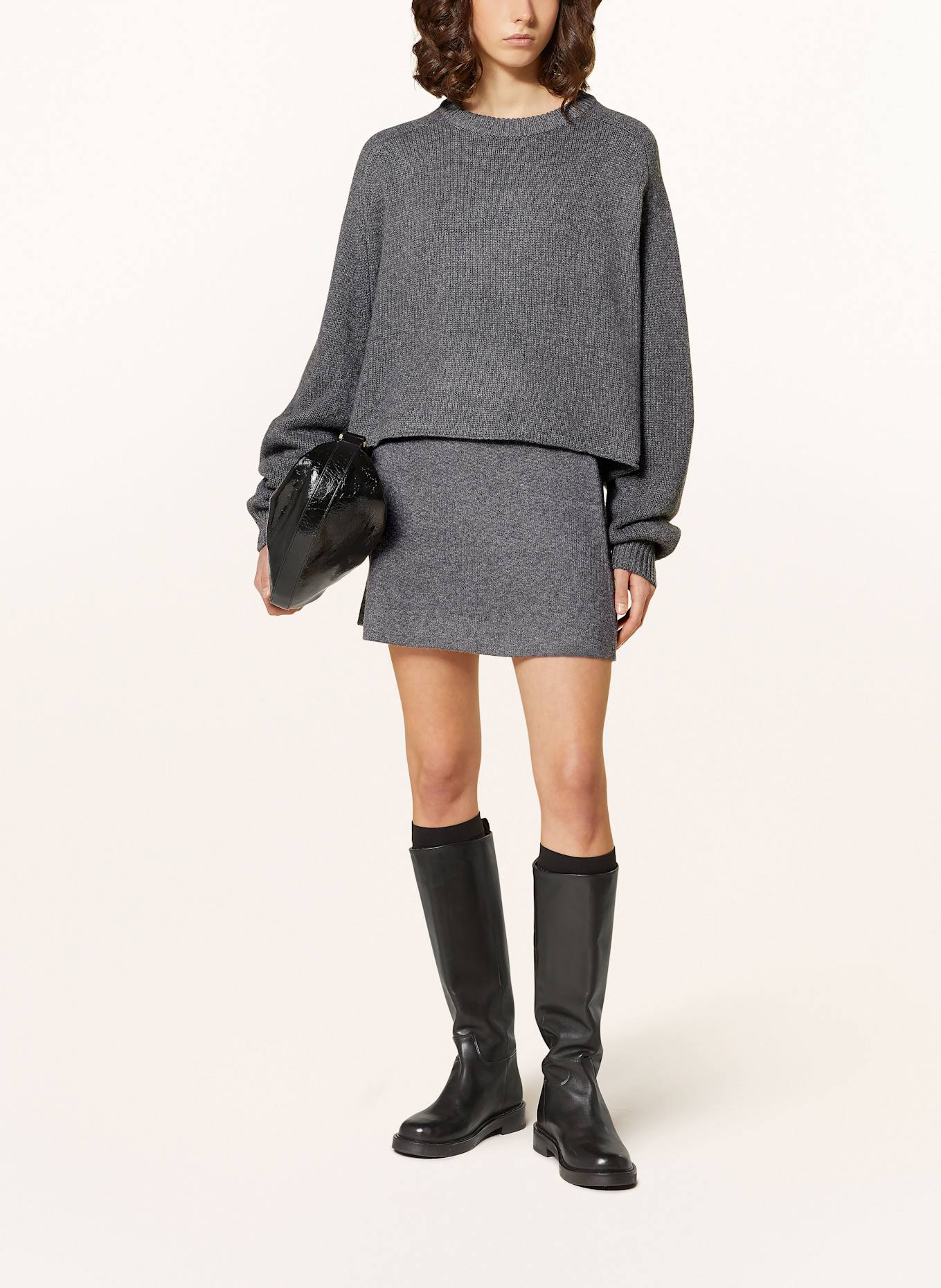 LISA YANG Sweter z kaszmiru: CZIEMNOSZARY