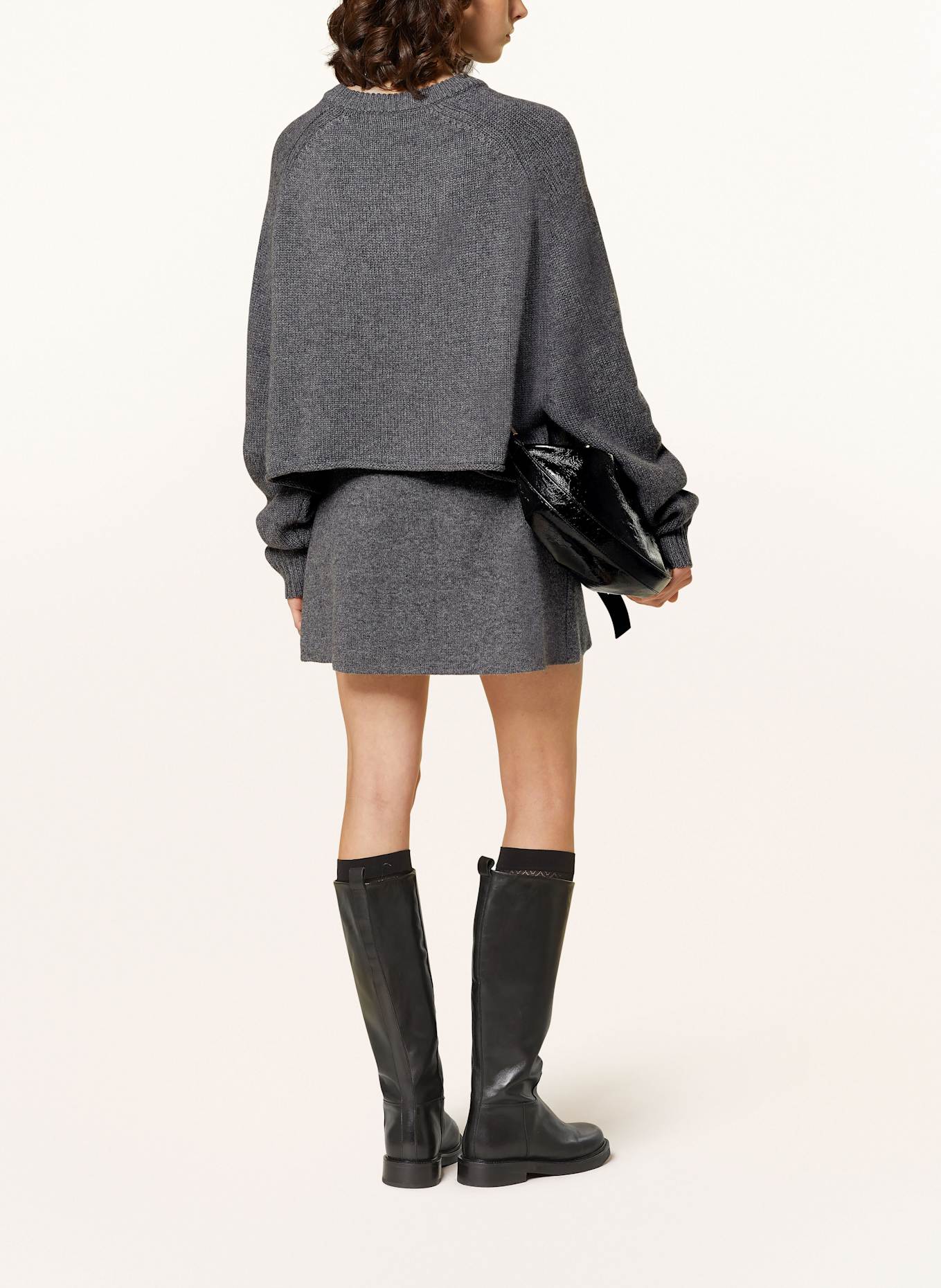 LISA YANG Sweter z kaszmiru: CZIEMNOSZARY