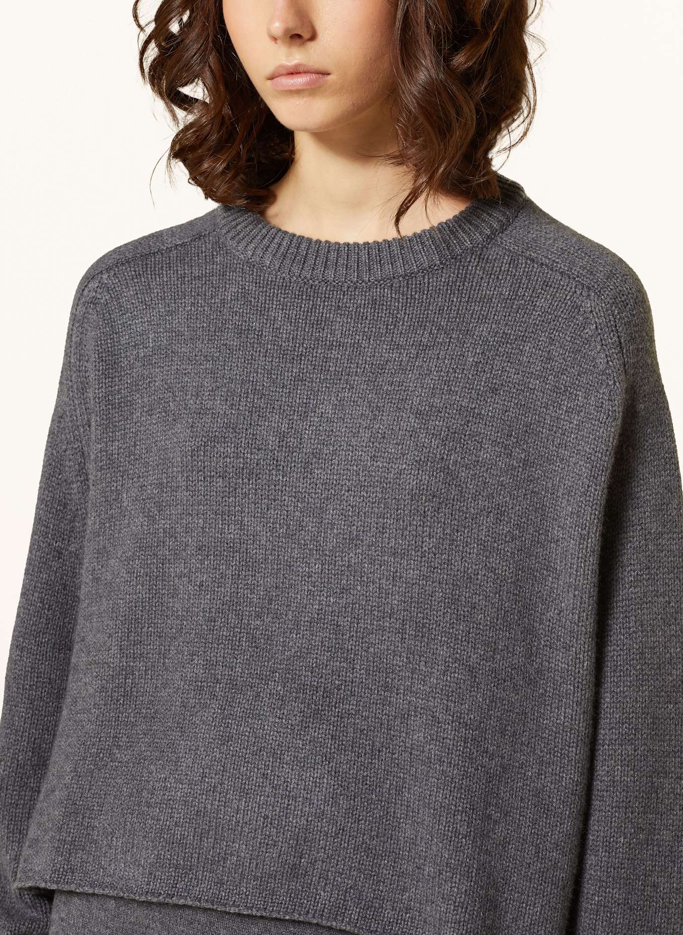 LISA YANG Sweter z kaszmiru: CZIEMNOSZARY