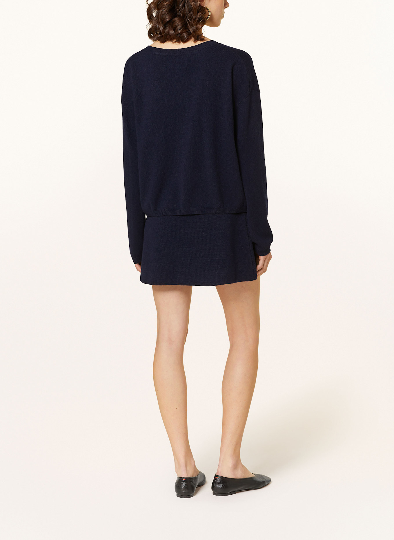 LISA YANG Kardigan ABBY z kaszmiru: GRANATOWY