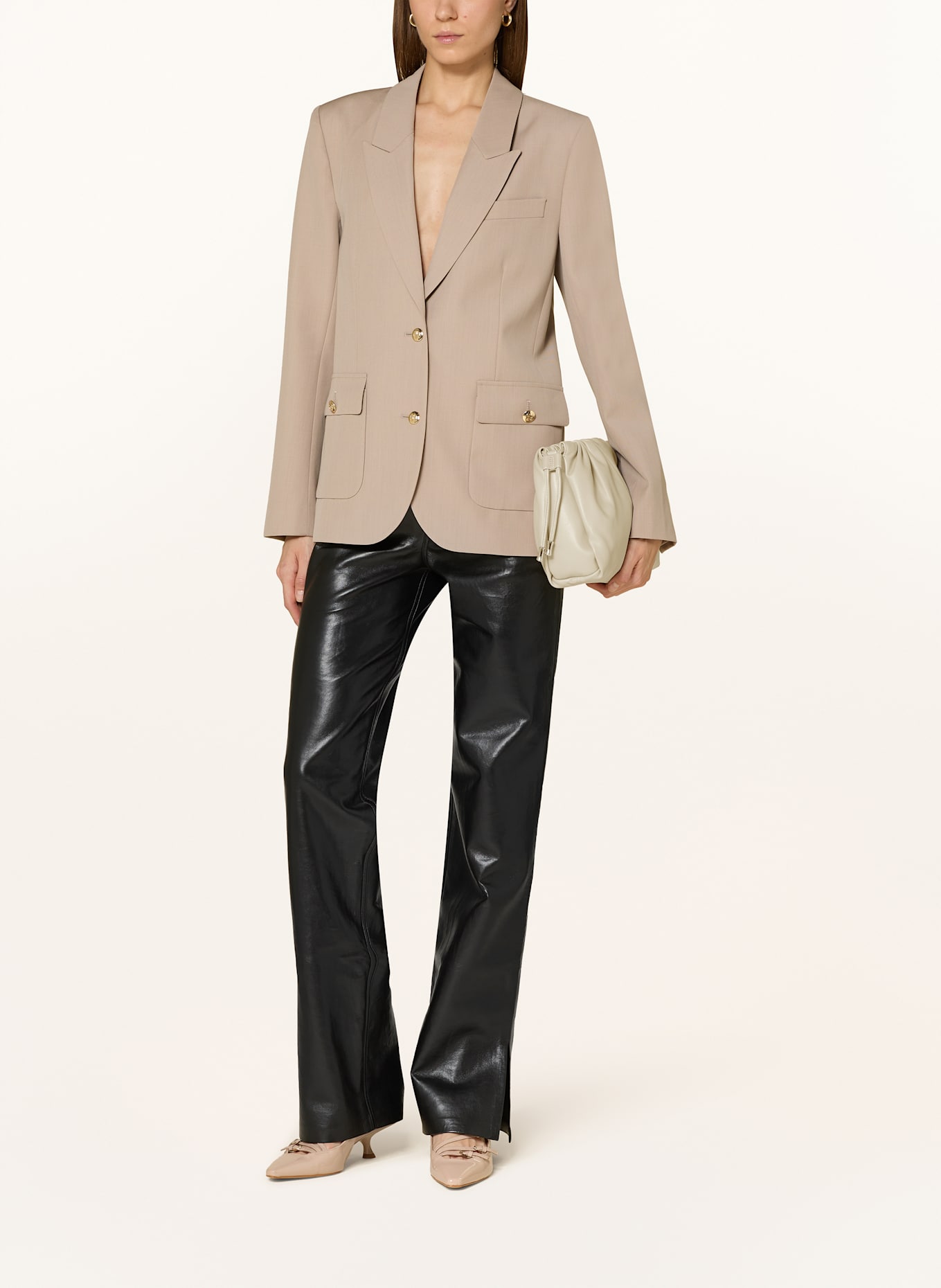 A.P.C. Torba na ramię NINON: KREMOWY