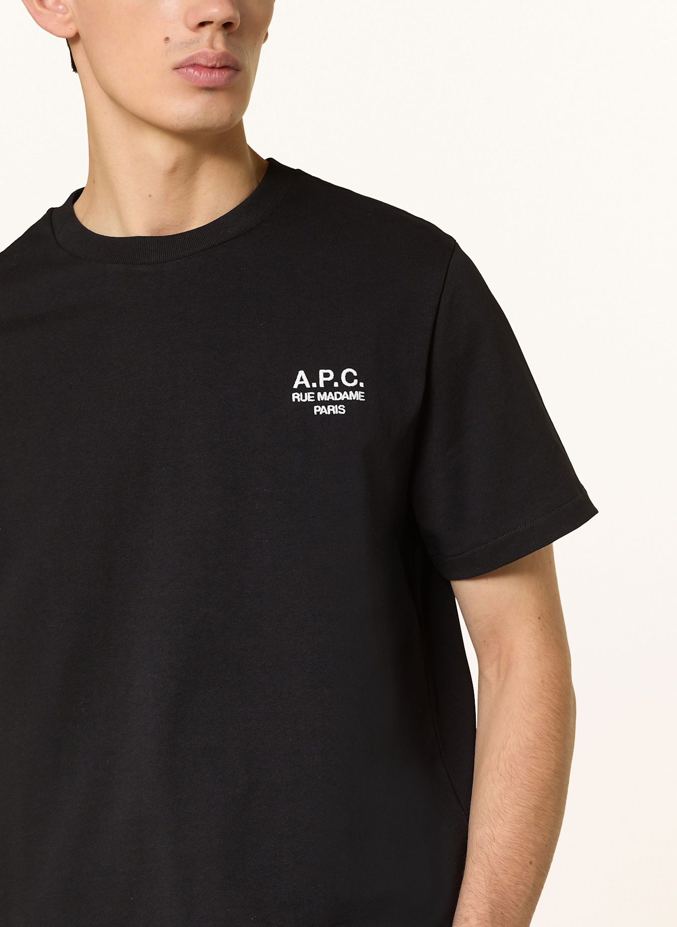 A.P.C. Tričko: ČERNÁ