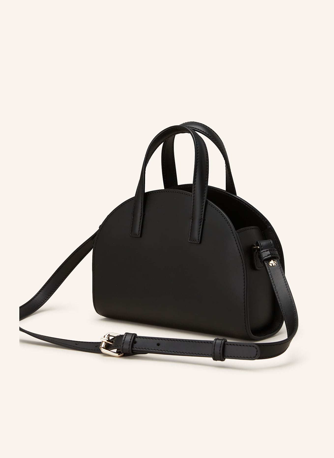 A.P.C. Umhängetasche DEMI-LUNE SMALL: SCHWARZ