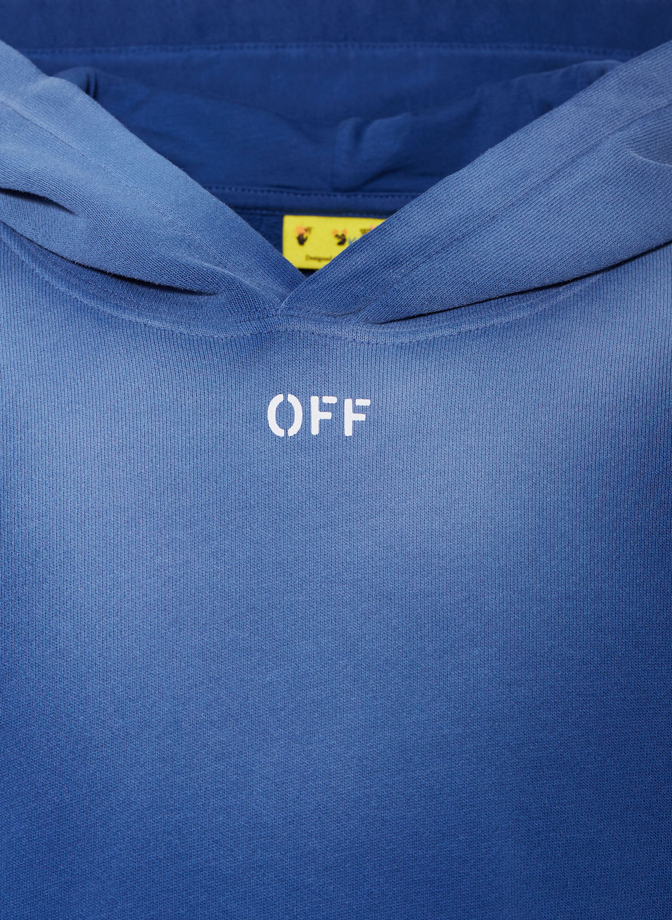 Off-White Hoodie: HELLBLAU