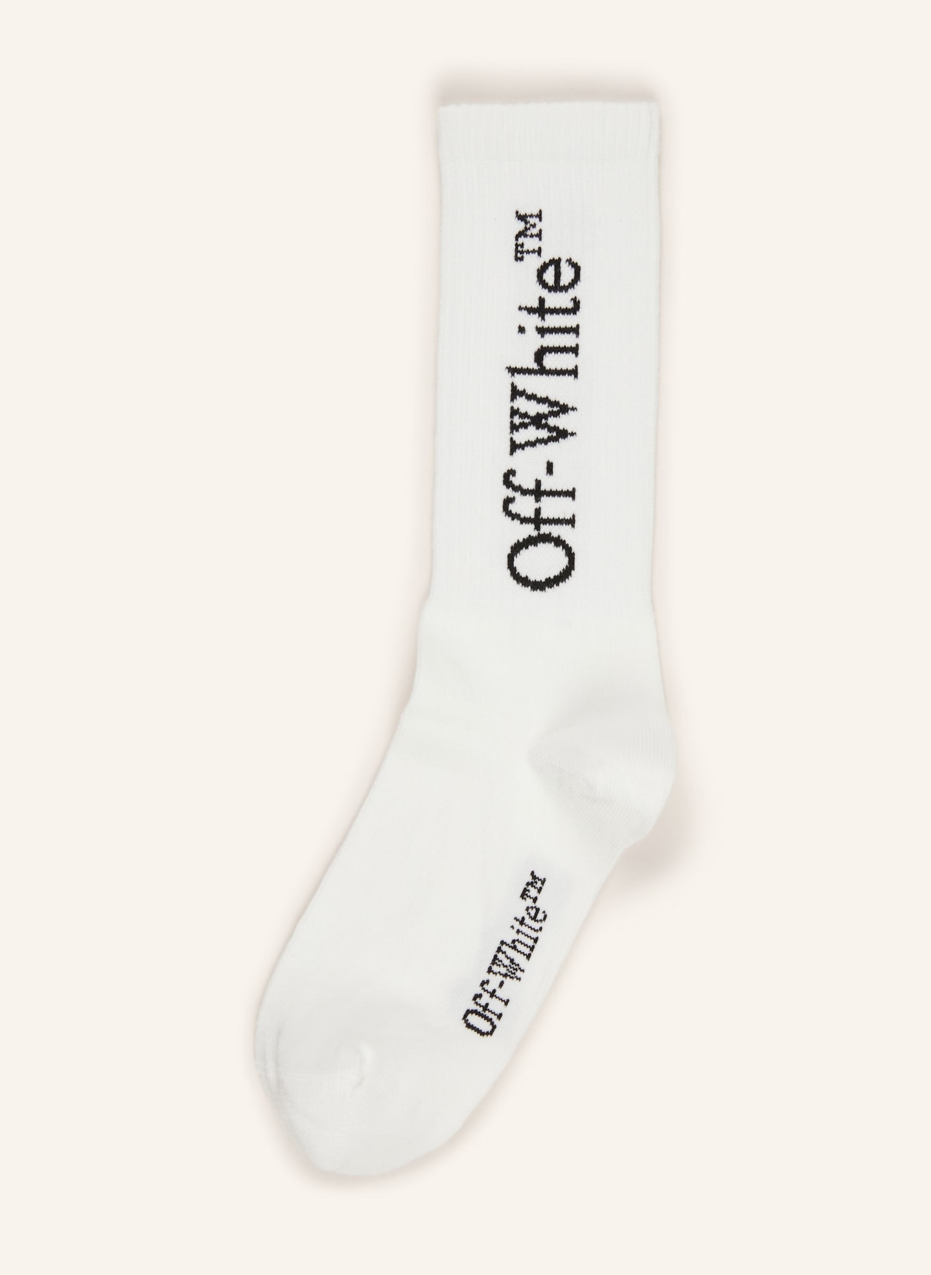 Off-White Socken: White - Black
