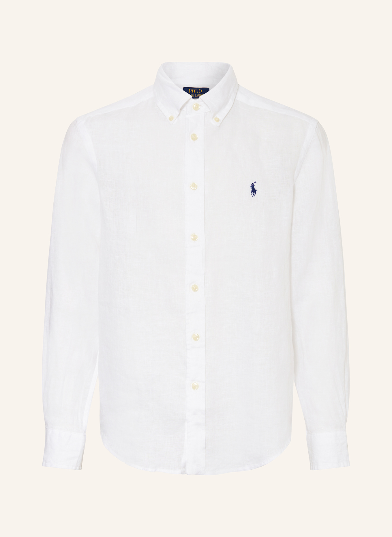 POLO RALPH LAUREN Lněná košile, Barva: BÍLÁ (Obrázek 1)