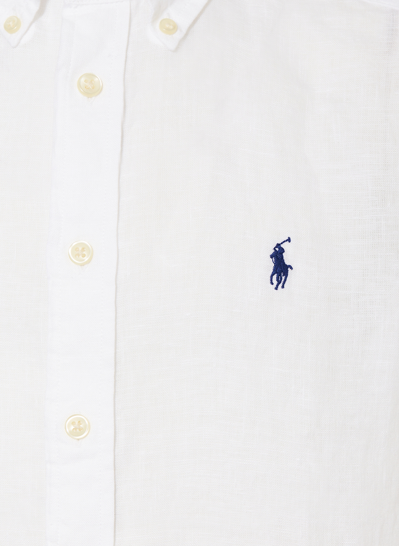POLO RALPH LAUREN Lněná košile, Barva: BÍLÁ (Obrázek 3)