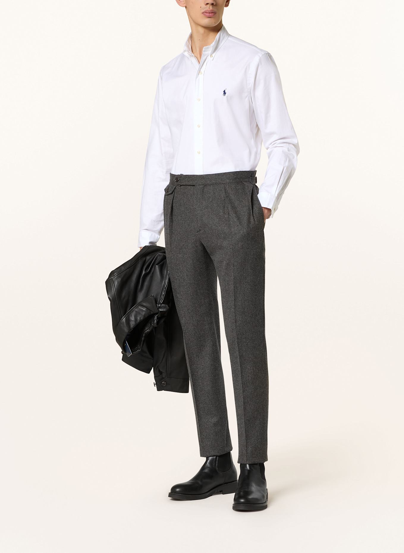 POLO RALPH LAUREN Shirt Custom Fit: WHITE